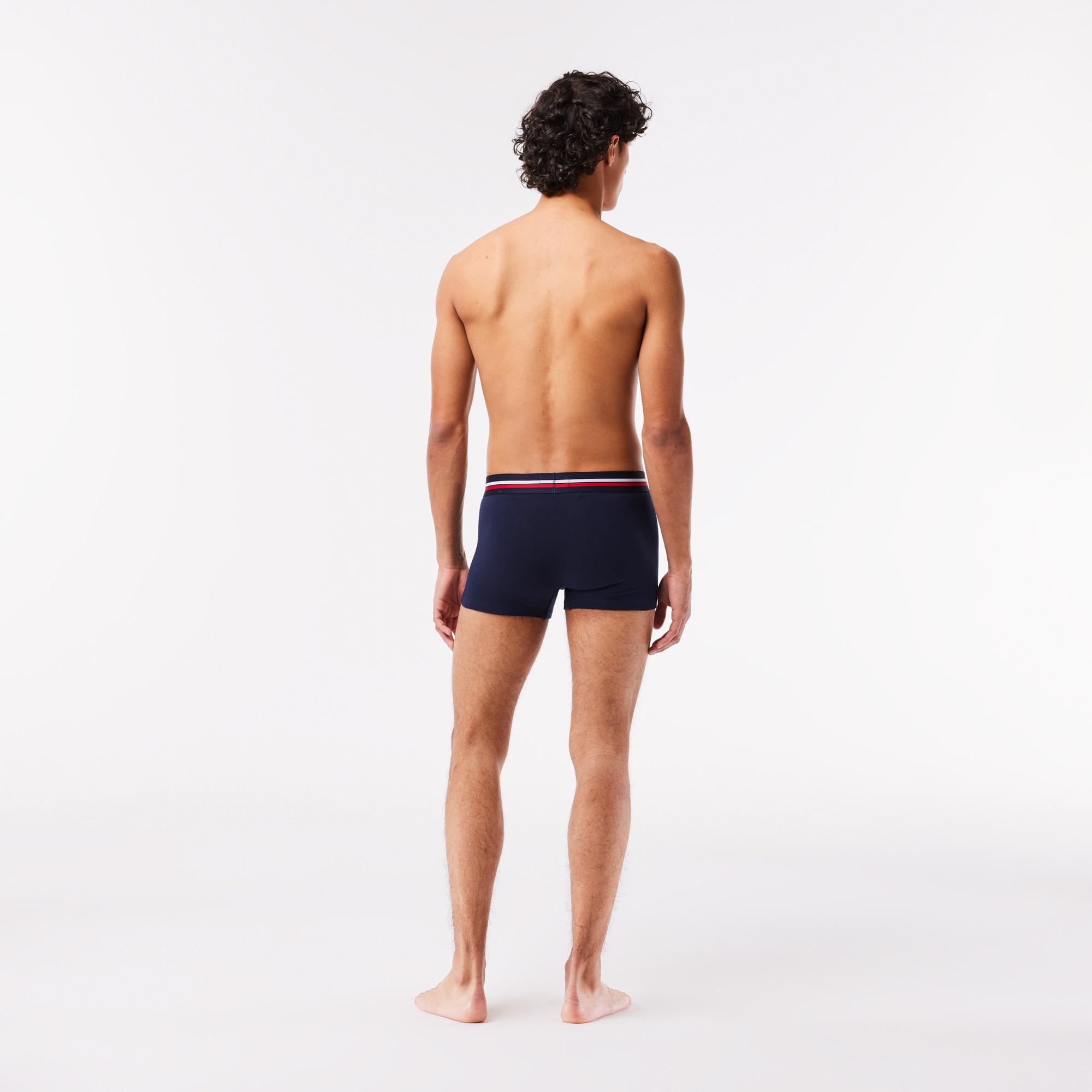 3-Pack Tricolor Waist Trunks - BLUE image number 1