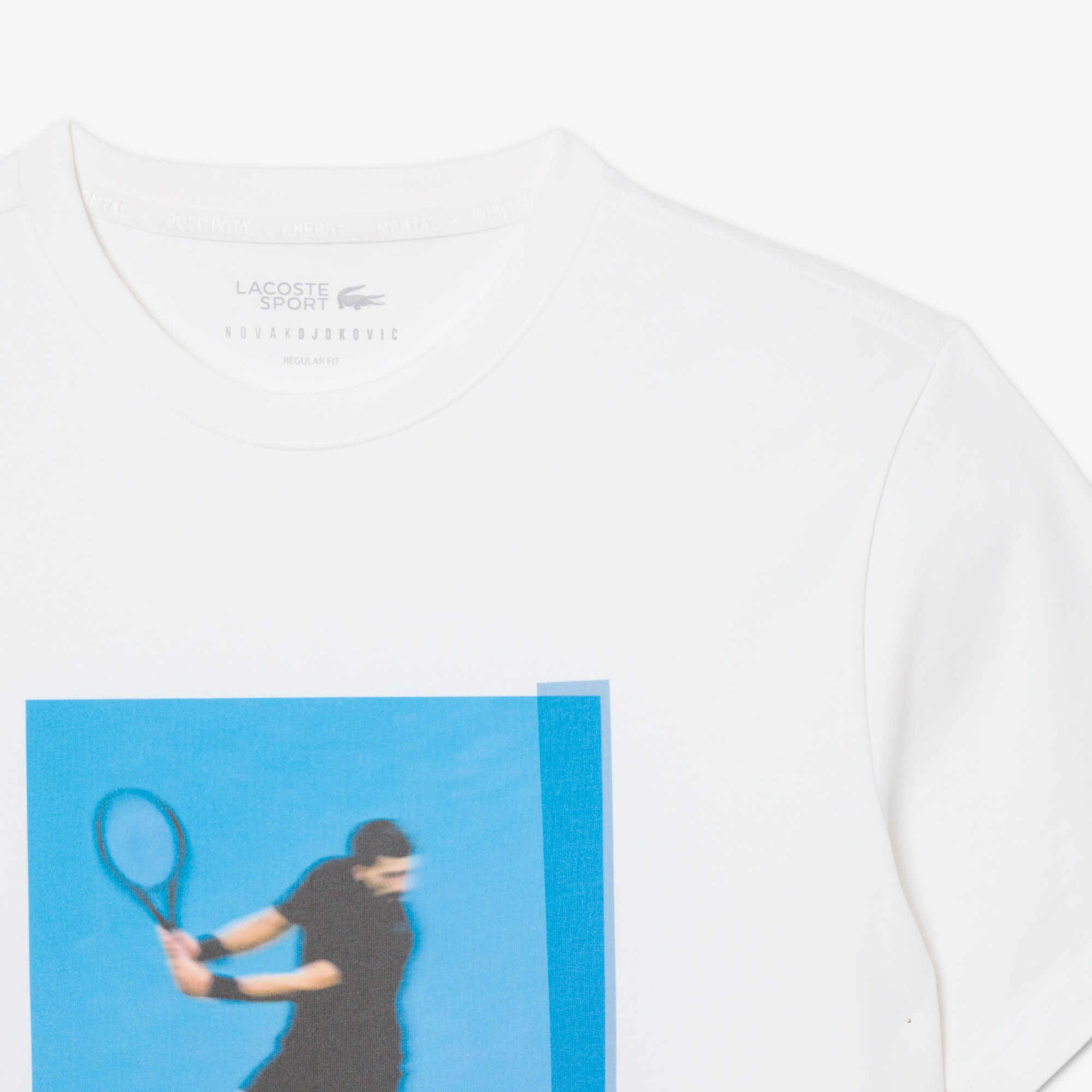 Kaos Lacoste Tennis x Novak Djokovic Printed image number 5