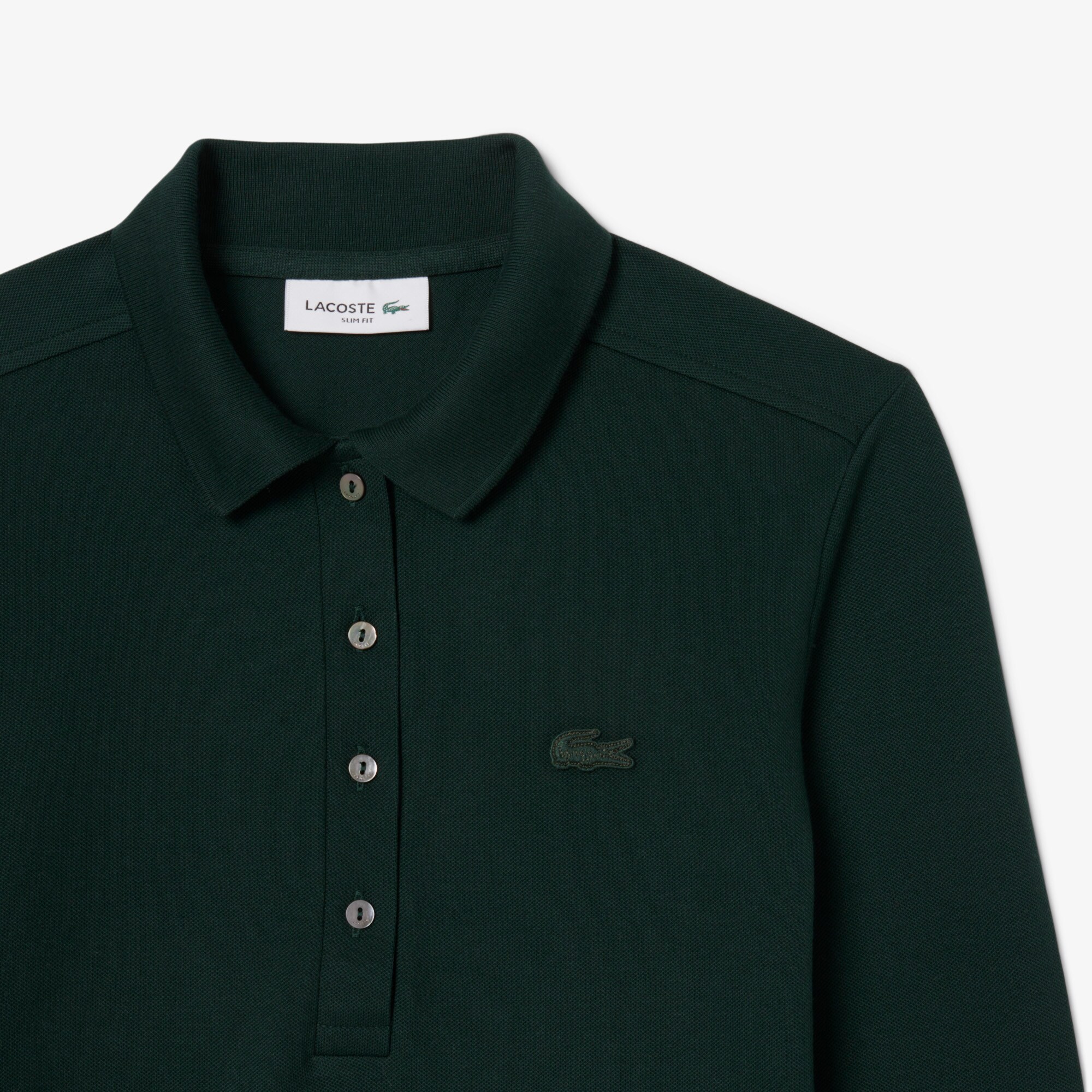 Slim Fit L.12.D Stretch Mini Piqué Polo Shirt image number 4
