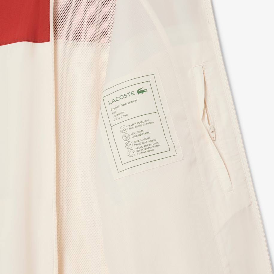 Water-Repellent Colour-Block Track Jacket image number 6