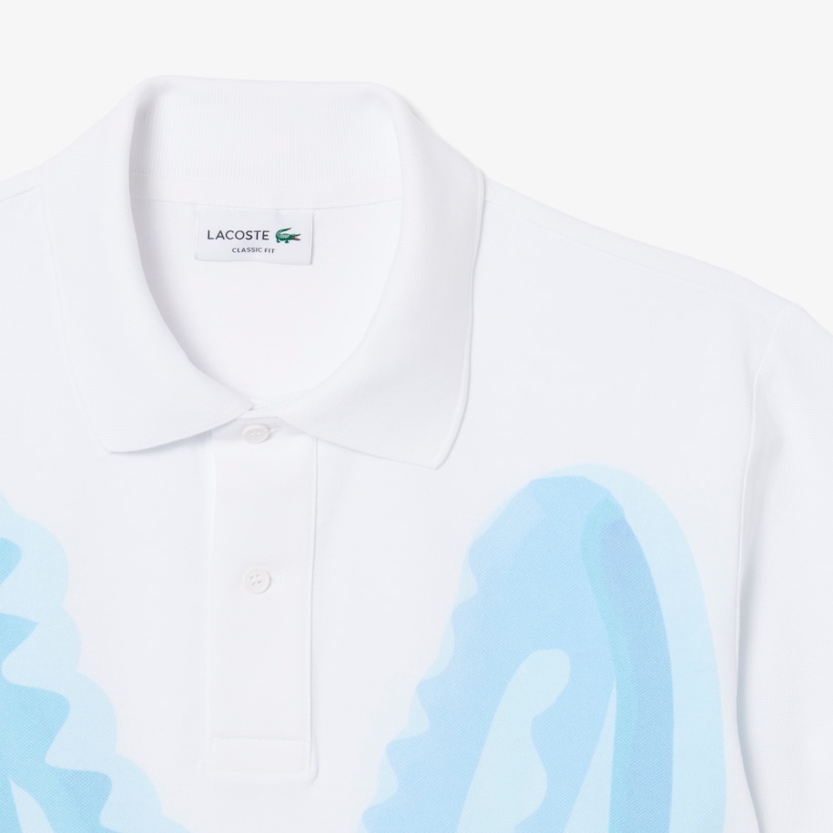 Kaos Polo Printed Piqu&eacute; Classic Fit image number 4