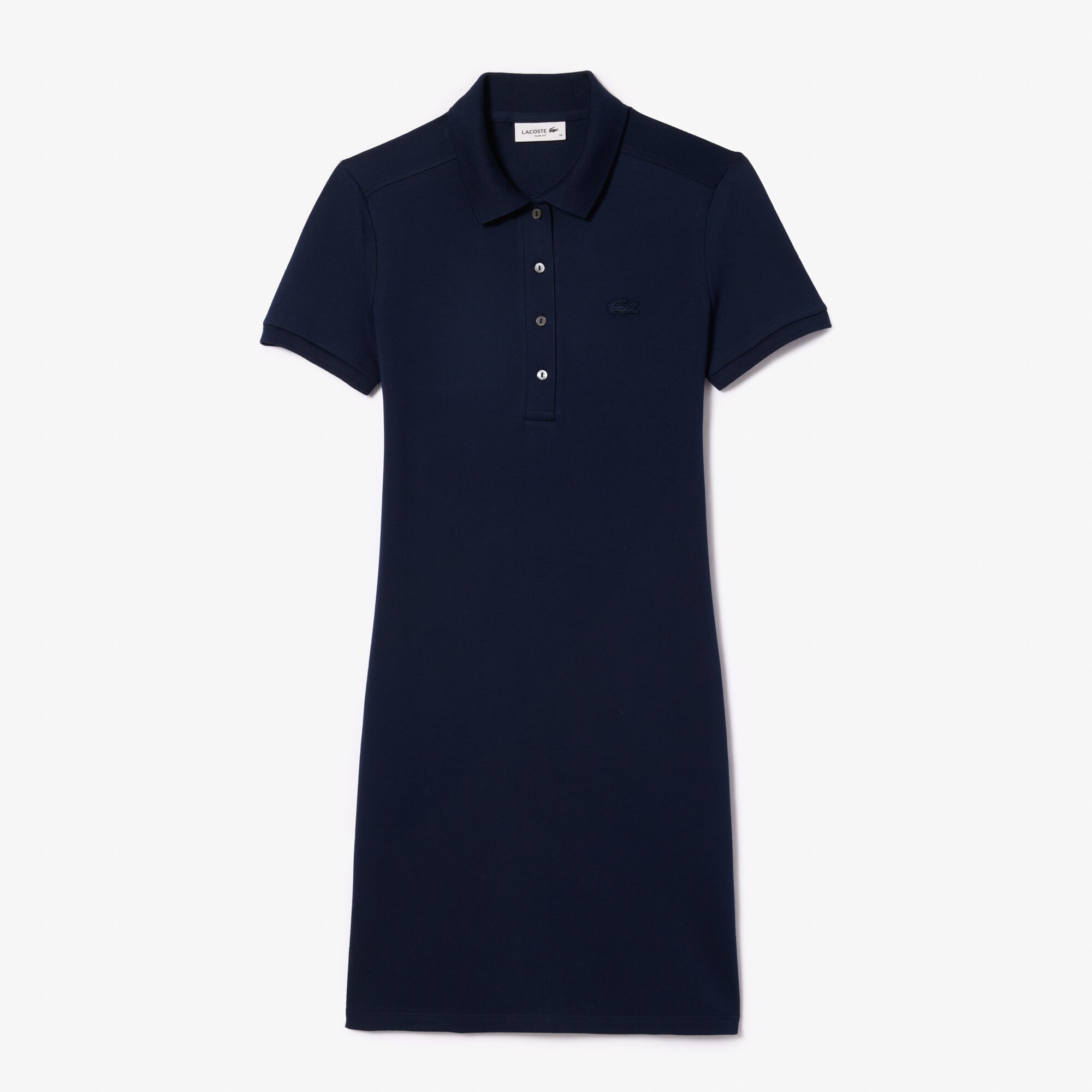 Slim Fit Stretch Mini Piqu&eacute; Polo Dress image number 4