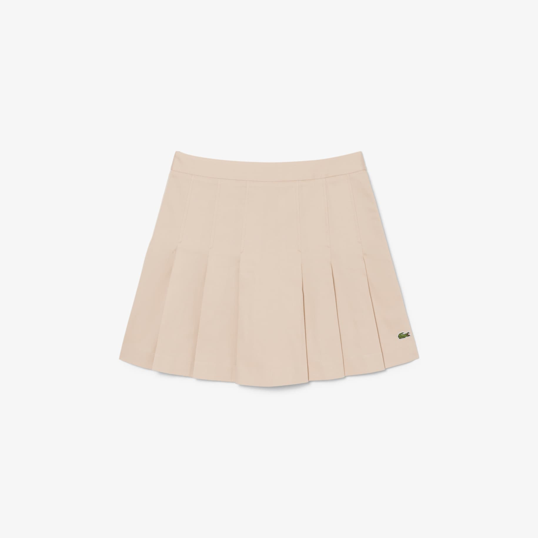 Short Stretch Cotton Pleated Skirt image number 3