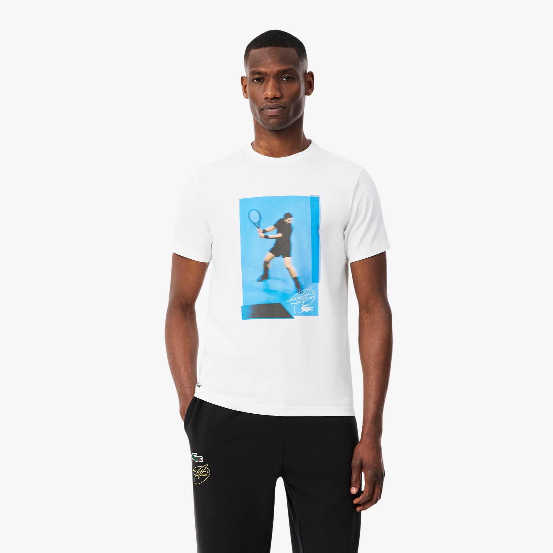 Kaos Lacoste Tennis x Novak Djokovic Printed image number 0