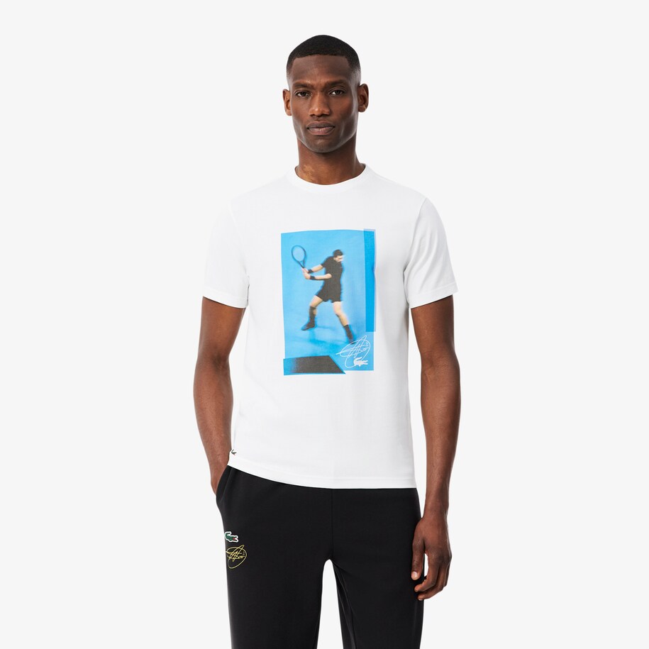 Kaos Lacoste Tennis x Novak Djokovic Printed image number 0