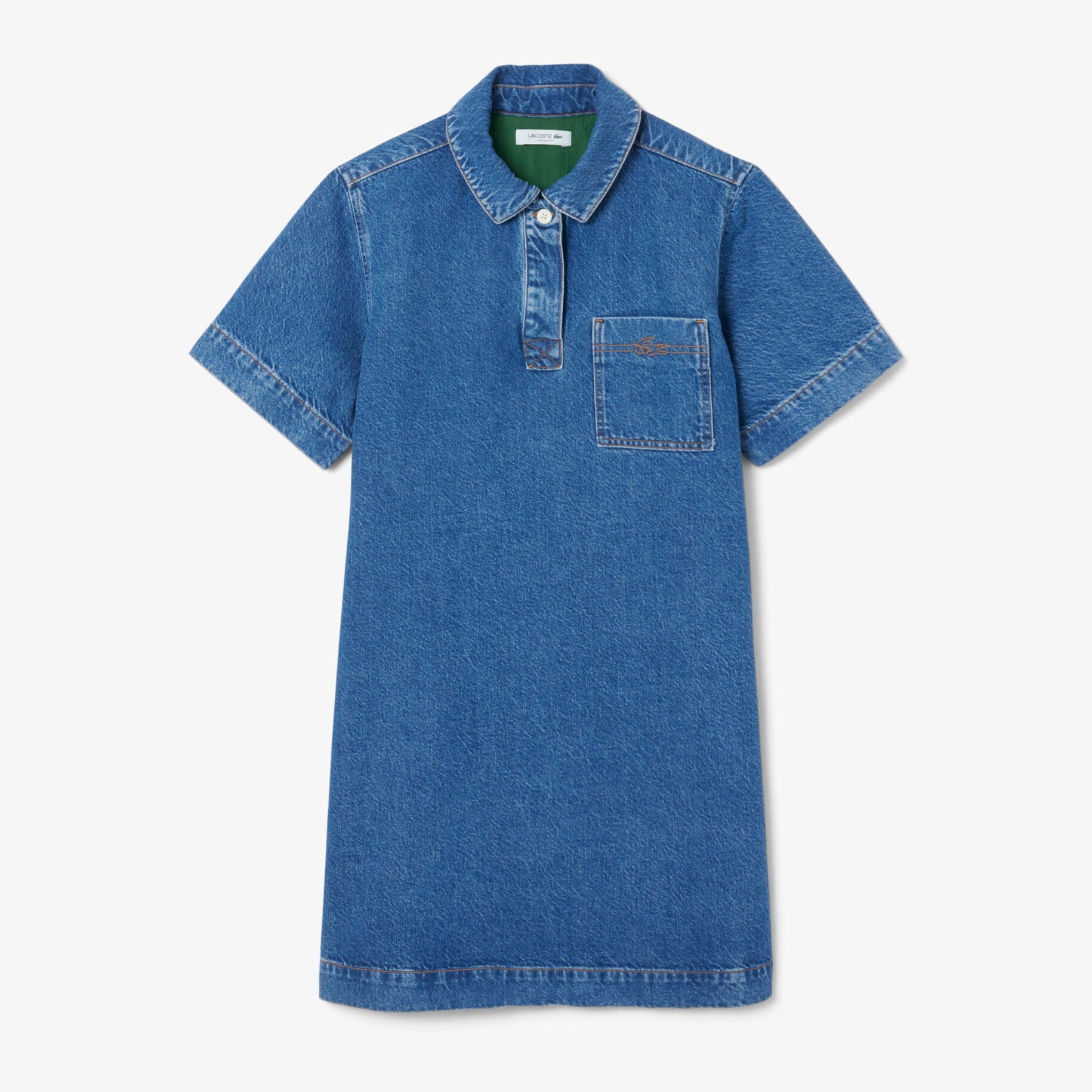 Dress Denim Katun Oversized image number 3