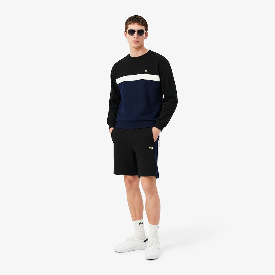 Regular Fit Colour-Block Cotton Shorts image number 0