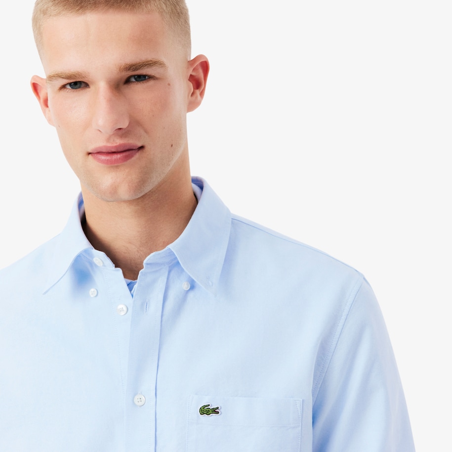 Regular Fit Short Sleeved Oxford Shirt image number 1