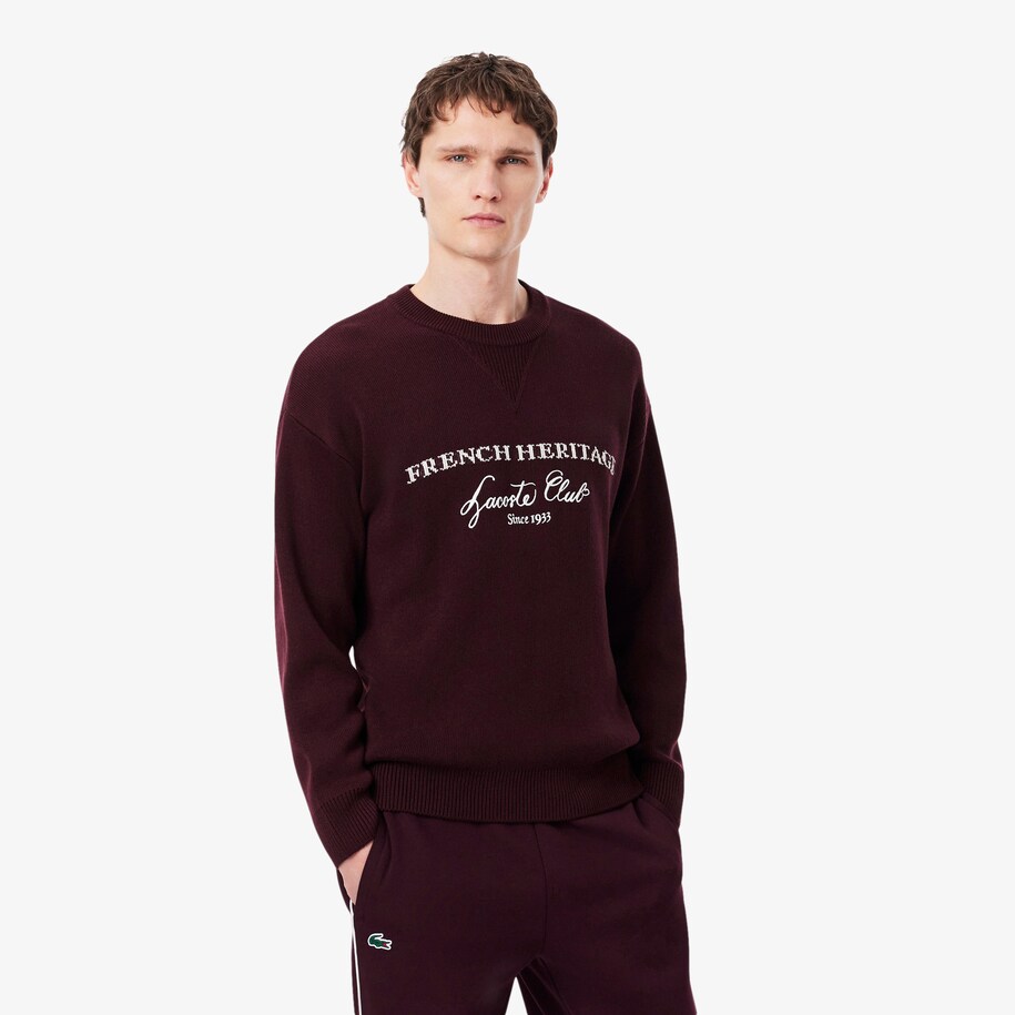 Sweater Tennis Heritage Crew Neck Campuran Wool image number 0