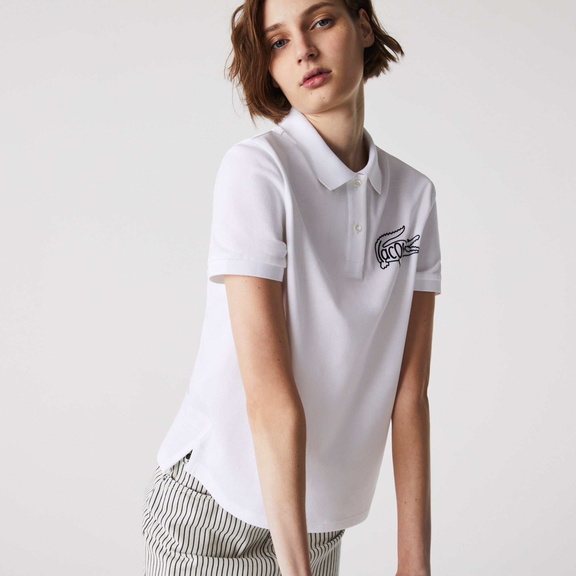 Women's Lacoste Regular Fit Crocodile 