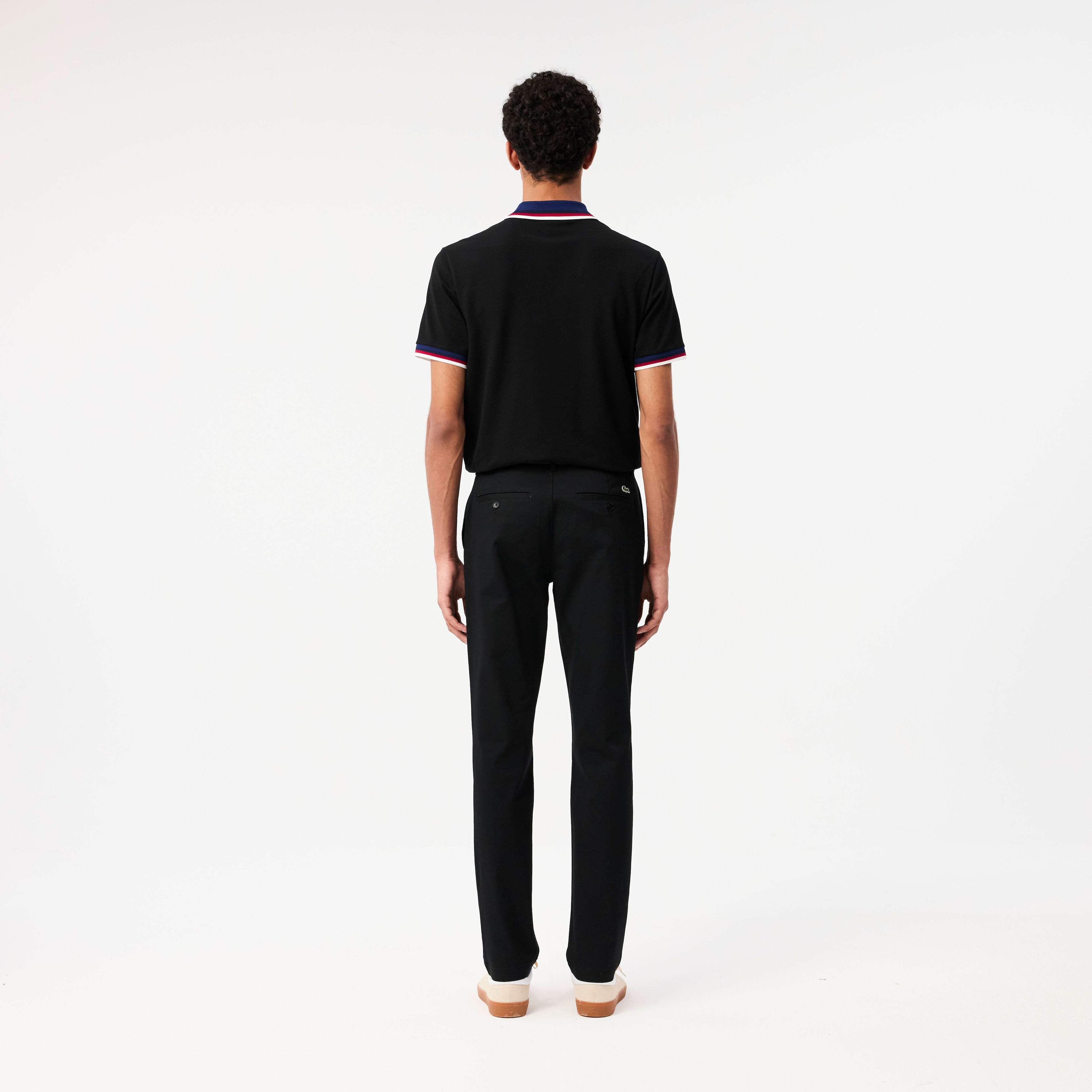 Slim Fit Stretch Cotton Pants image number 2