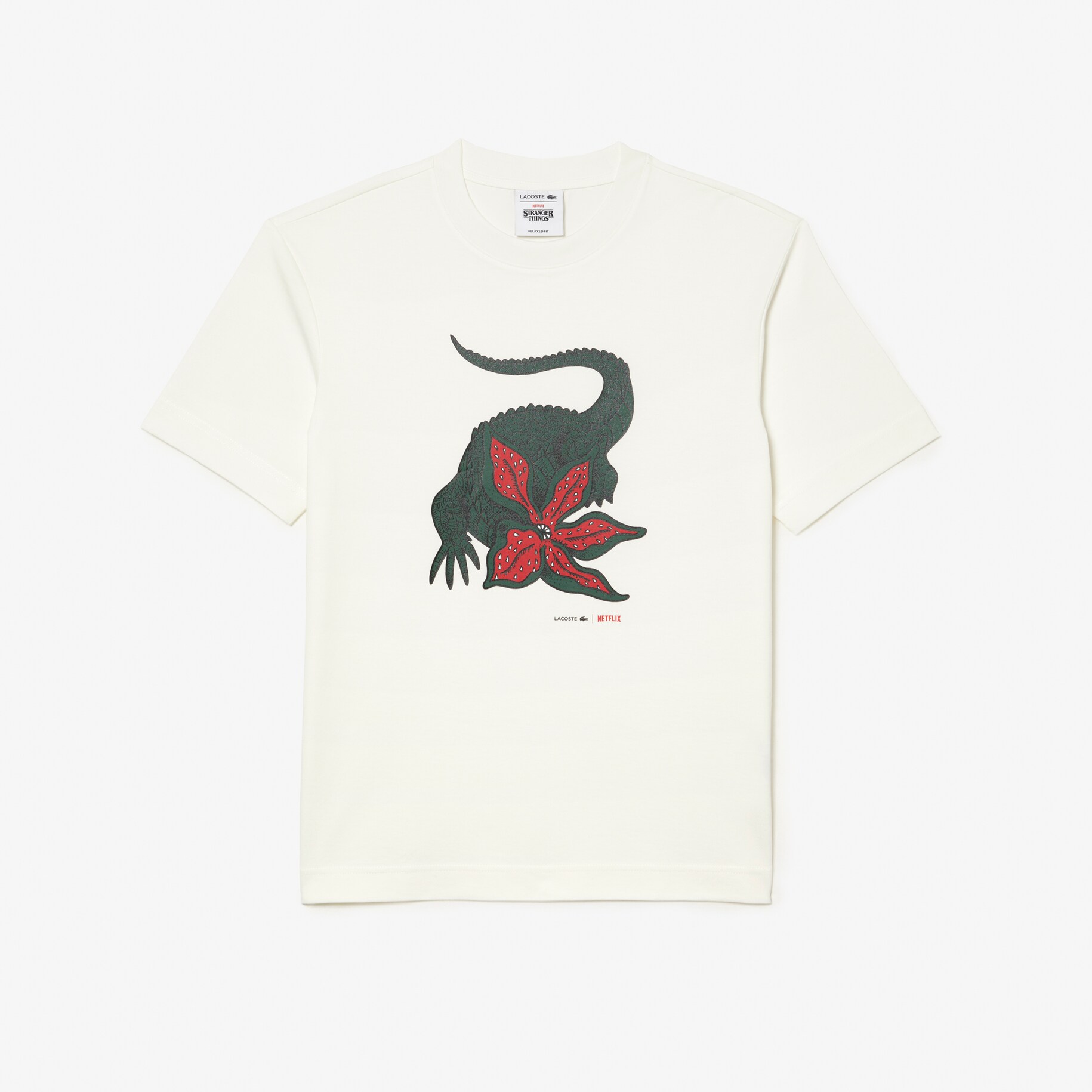 Men’s Lacoste x Netflix Organic Cotton T-shirt image number 3