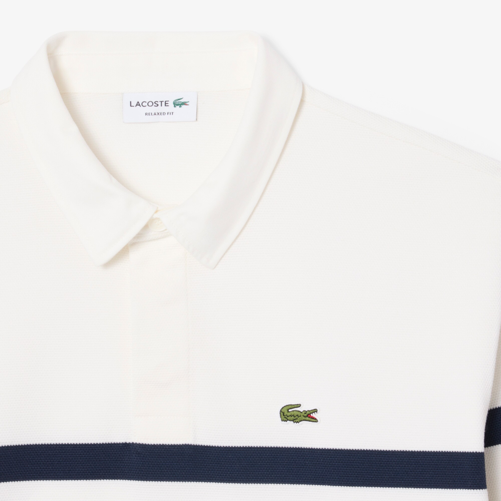 Kaos Polo Striped Piqu&eacute; Rugby Relaxed Fit image number 1