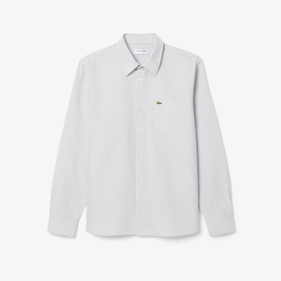 Regular Fit Striped Oxford Shirt image number 3