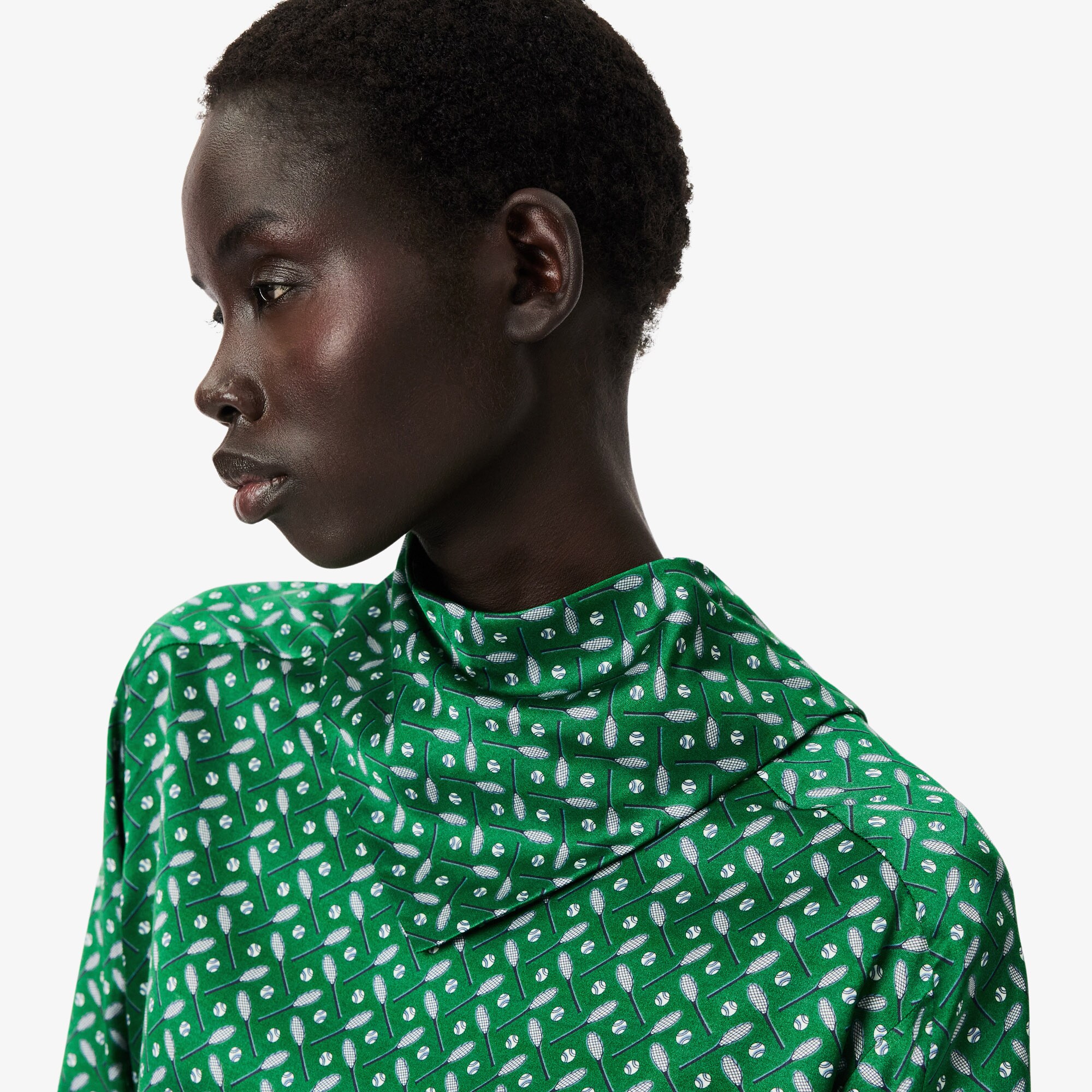 Kemeja Bermotif Oversized Runway image number 1