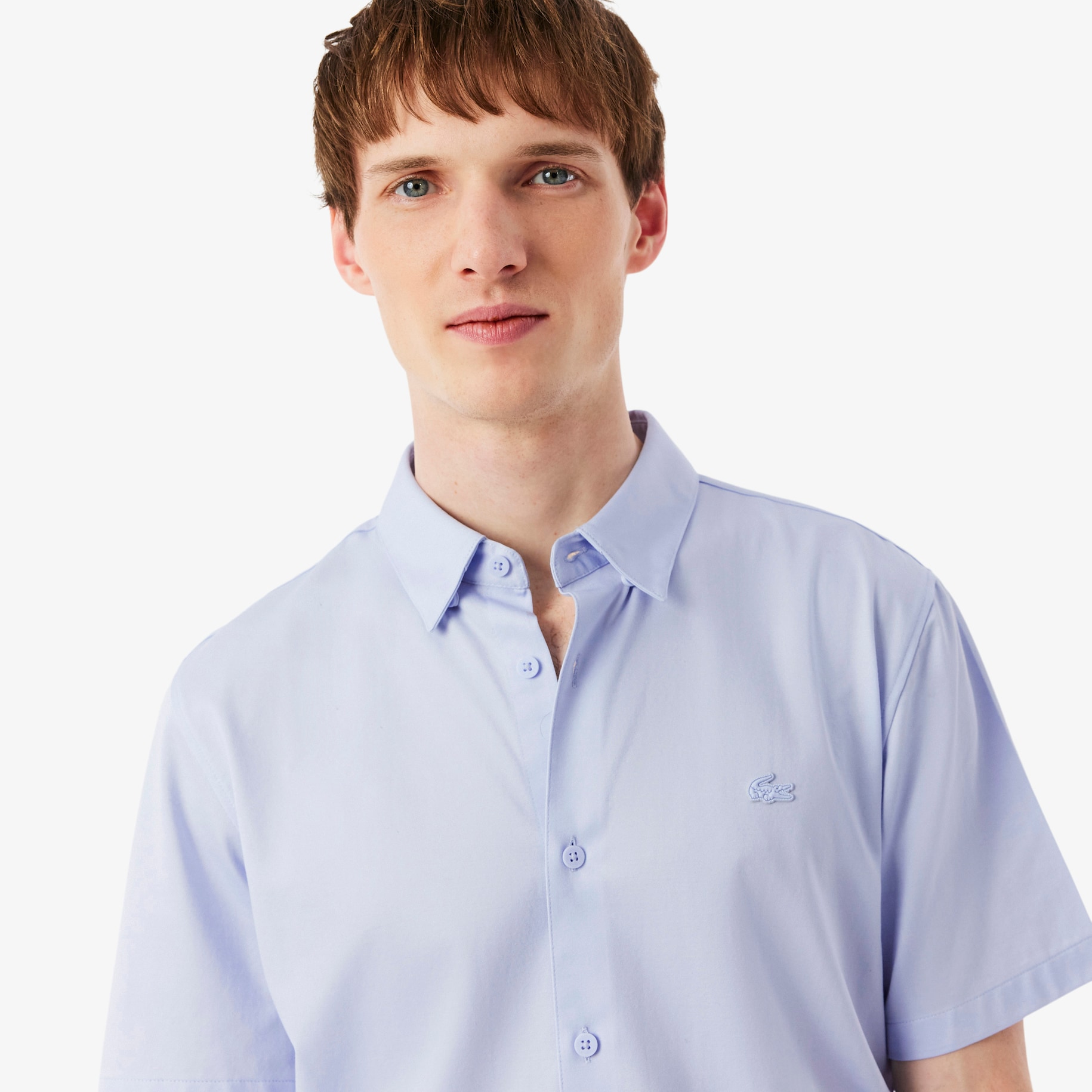 Kemeja Slim Fit Lengan Pendek image number 1