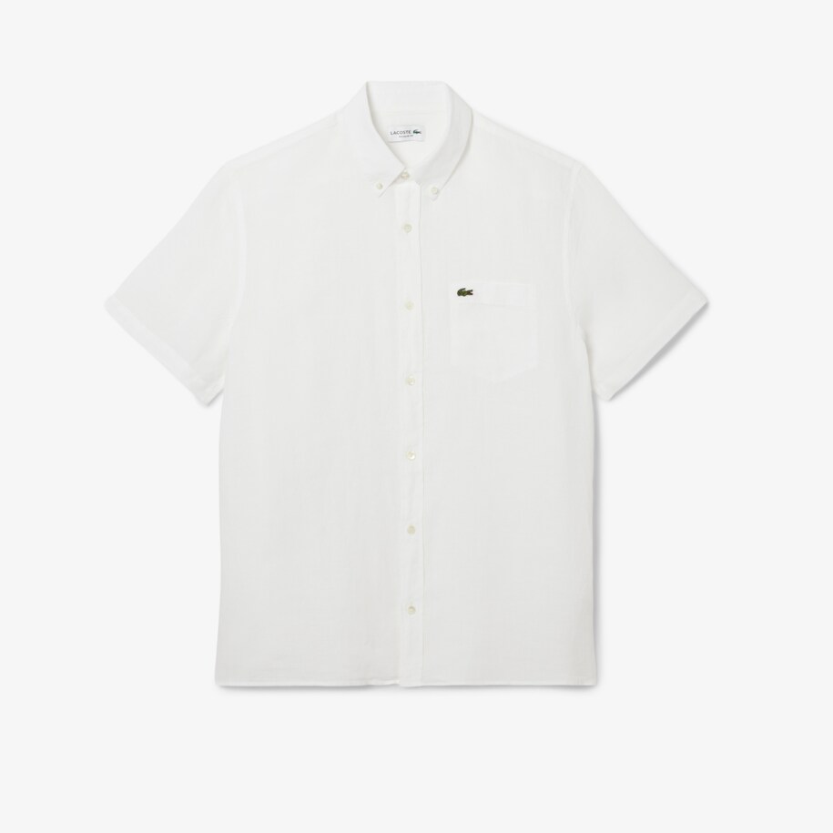 Short Sleeved Linen Shirt image number 3