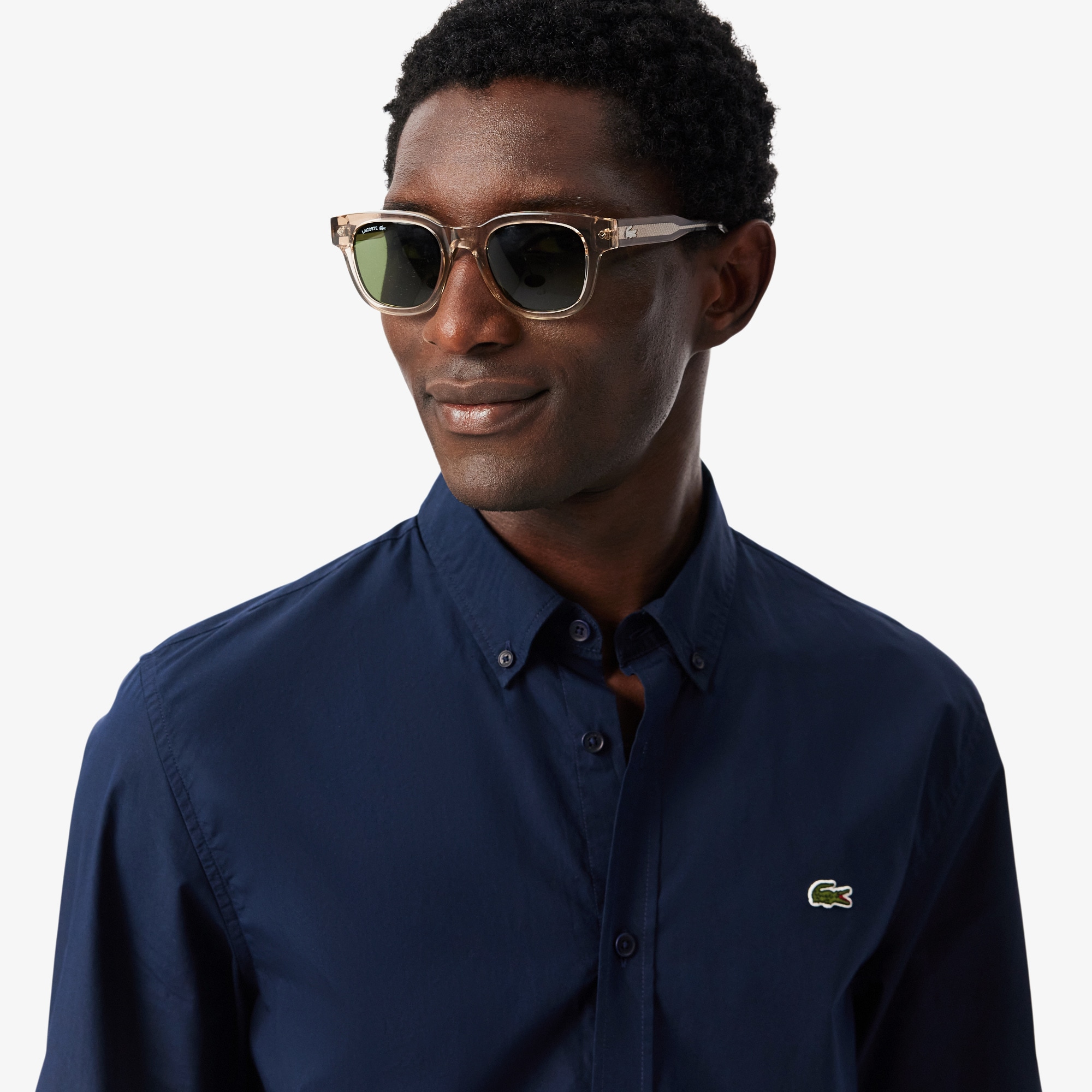 Kemeja Poplin Pria Regular Fit Stretch image number 1
