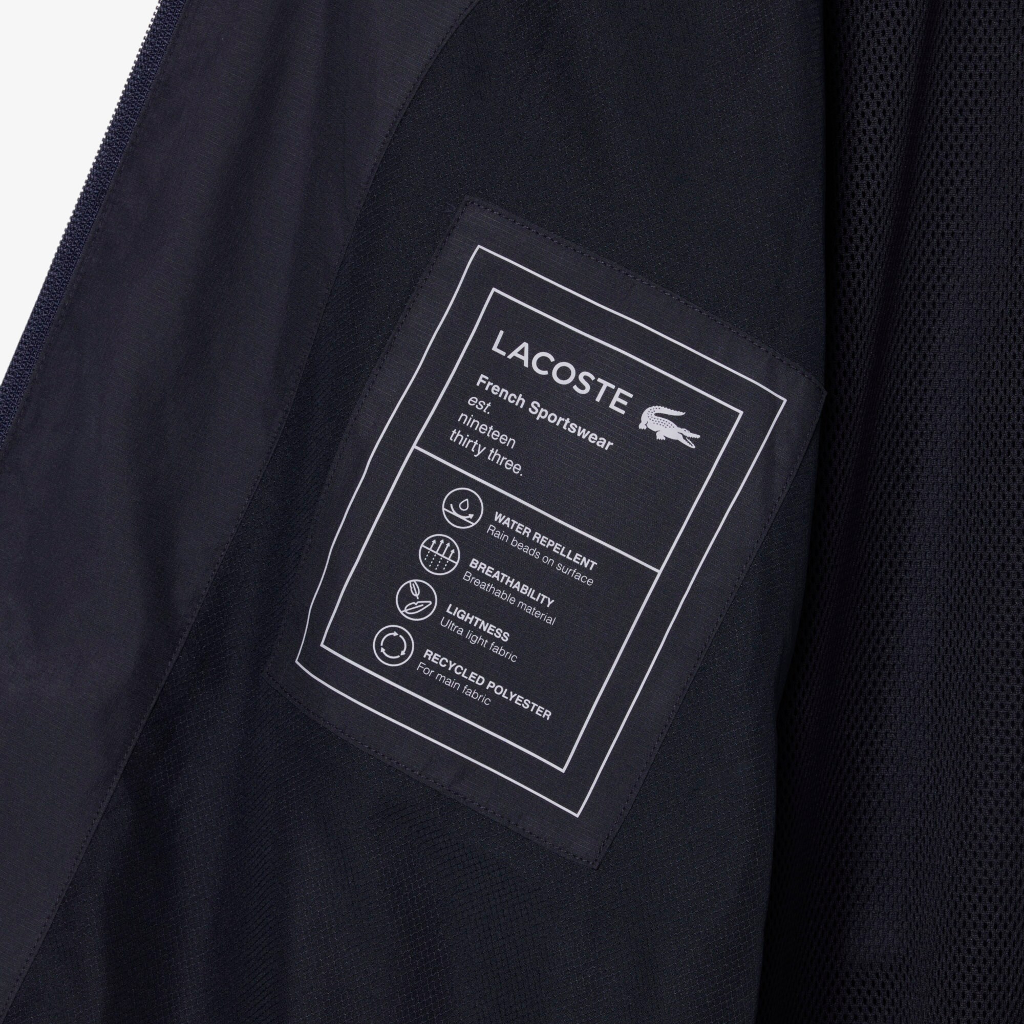 Jaket Track Colour-Block Water-Repellent image number 7