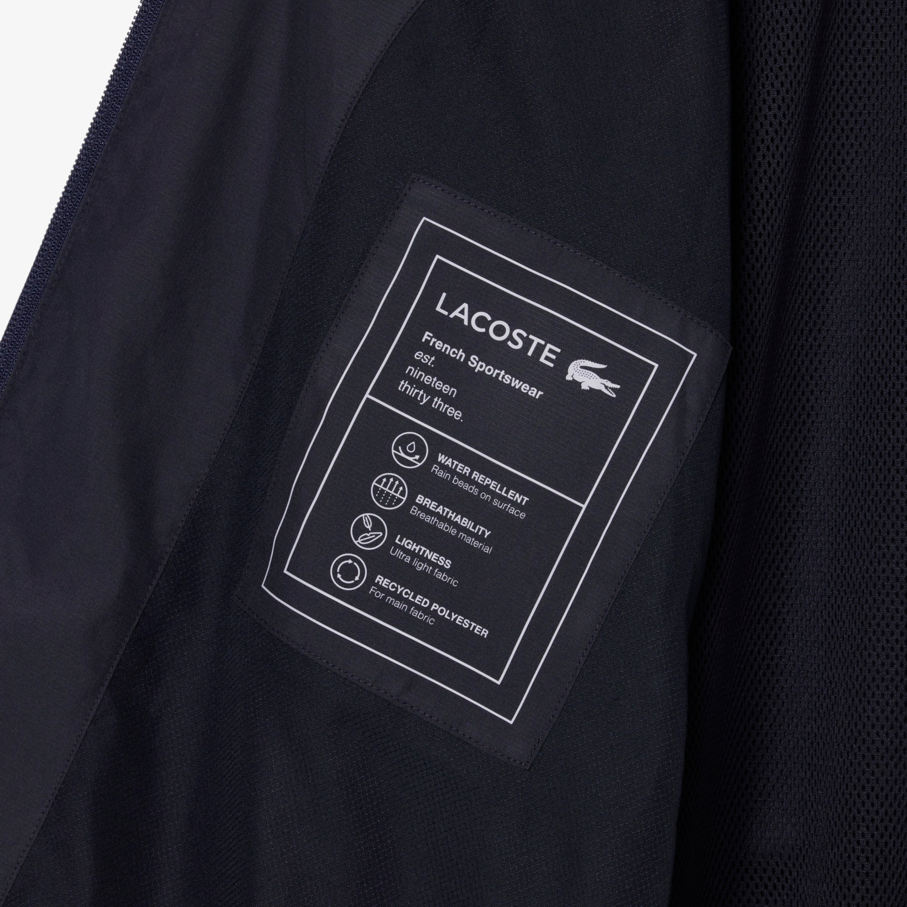 Jaket Track Colour-Block Water-Repellent image number 7