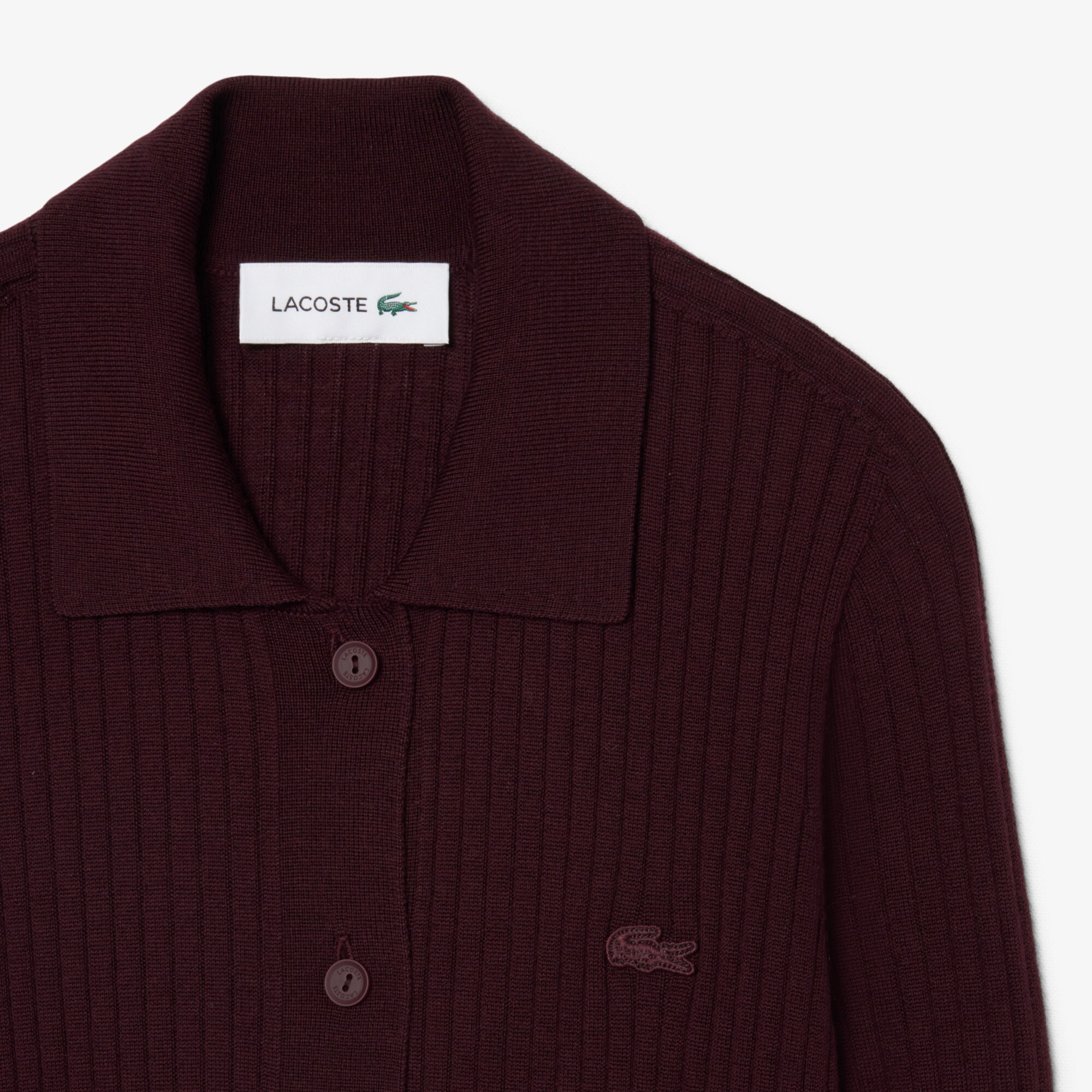 Dress 3D Knit Merino Wol Kerah Polo image number 4
