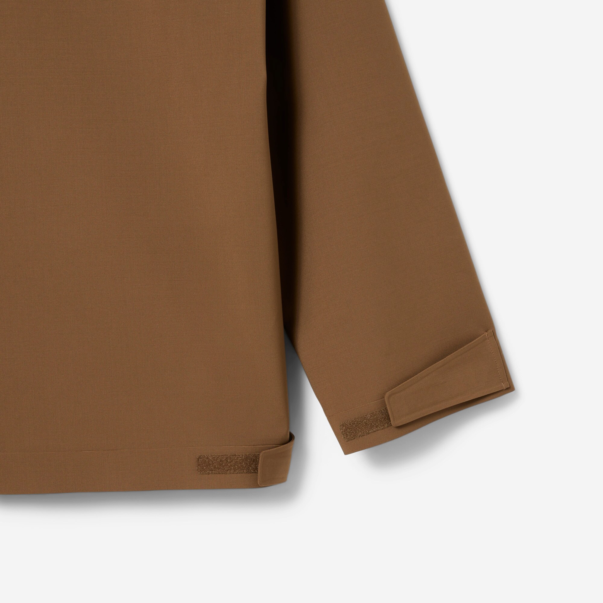 Jaket Windbreaker Campuran Wol Runway image number 9