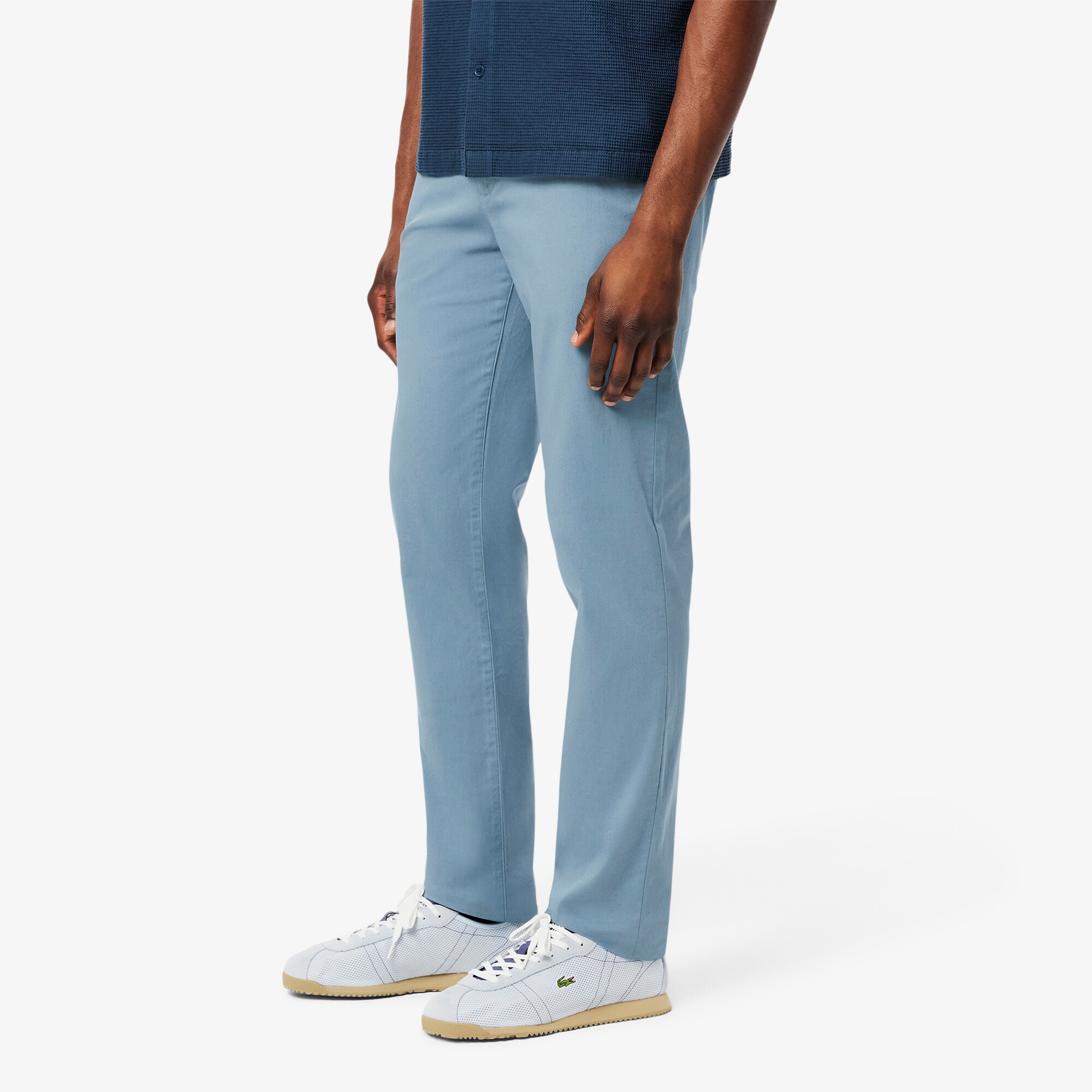 Slim Fit Stretch Cotton Pants image number 1