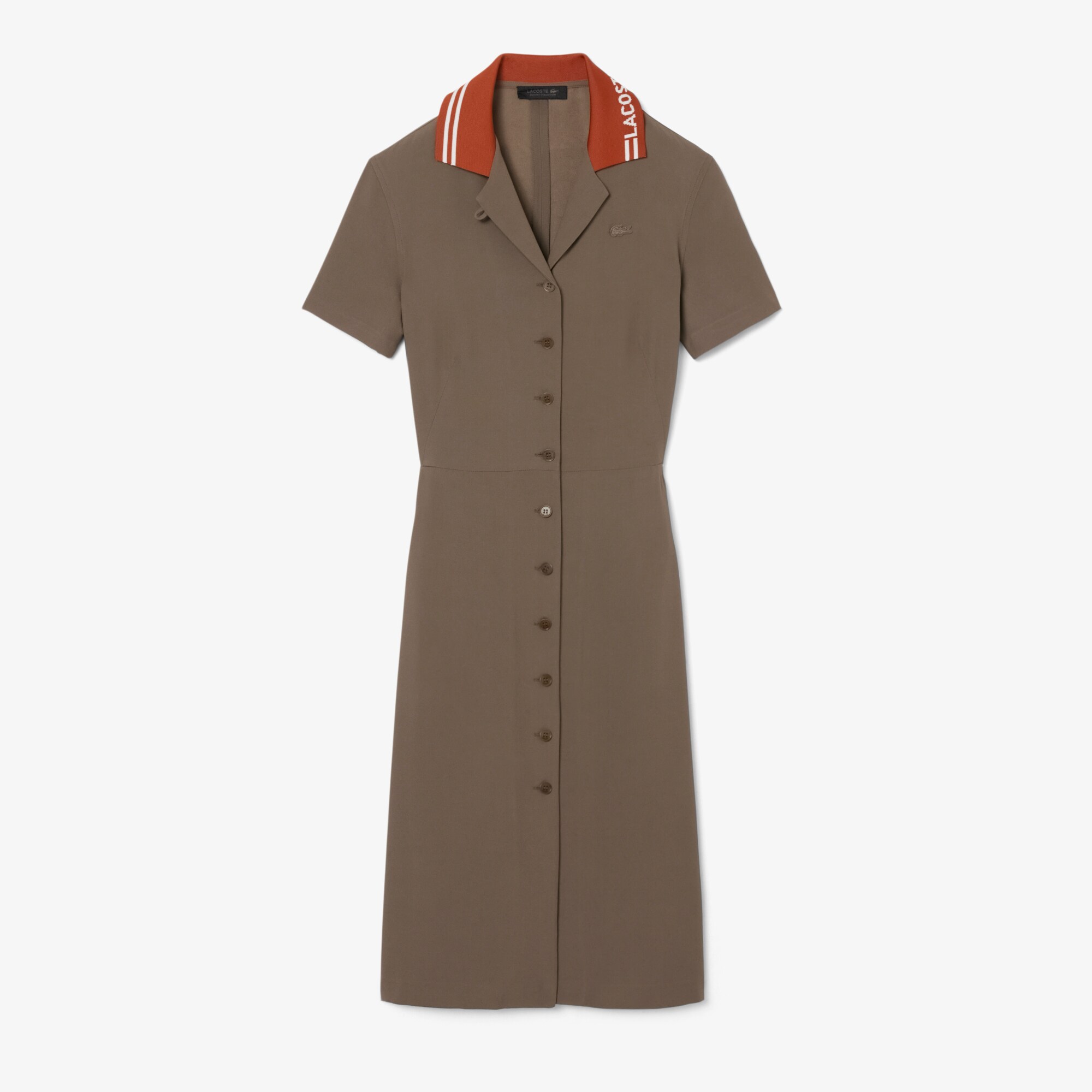 Gaun Piqu&eacute; Kerah Polo Logo Runway image number 3