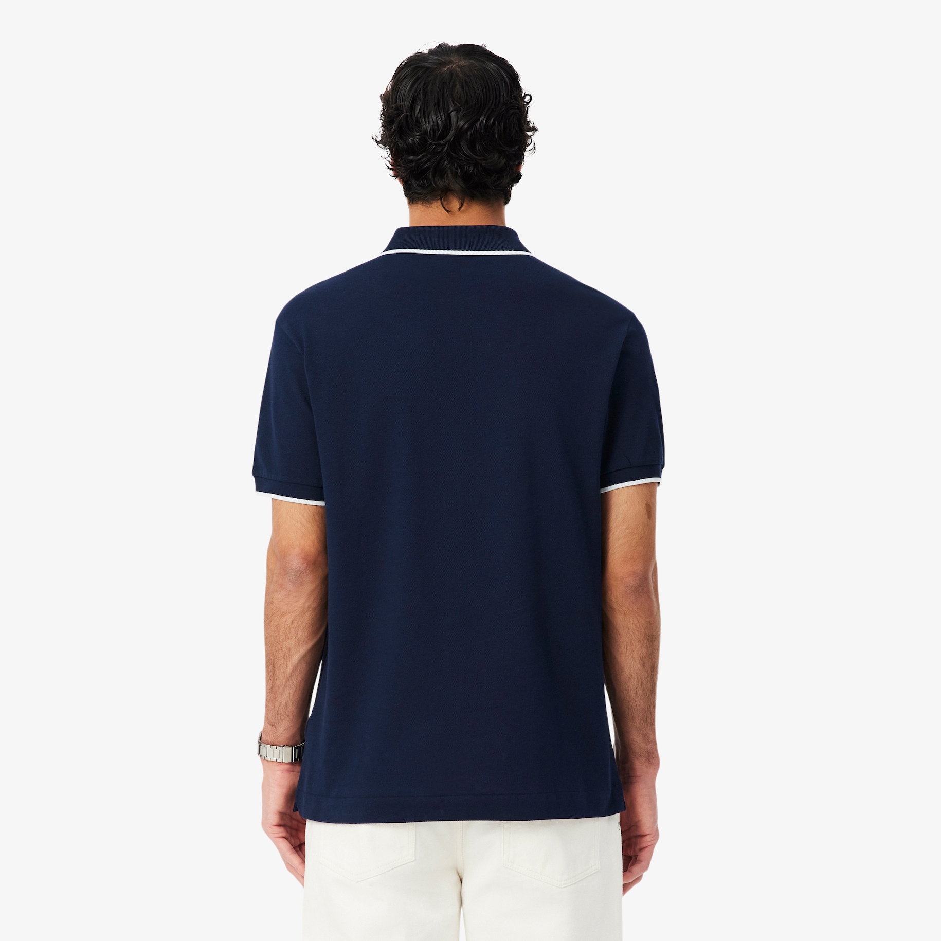 Kaos Polo L.12.12 Classic Fit Bermotif Kantong image number 2