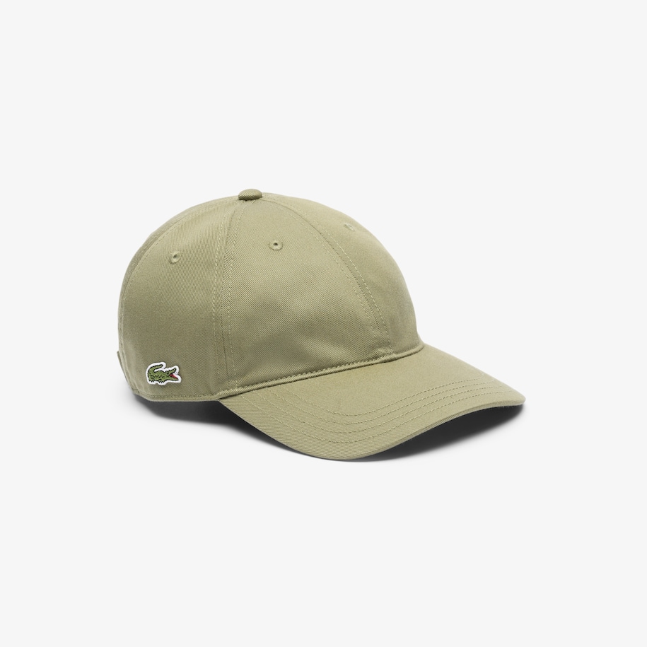 Unisex Lacoste Organic Cotton Twill Cap image number 0