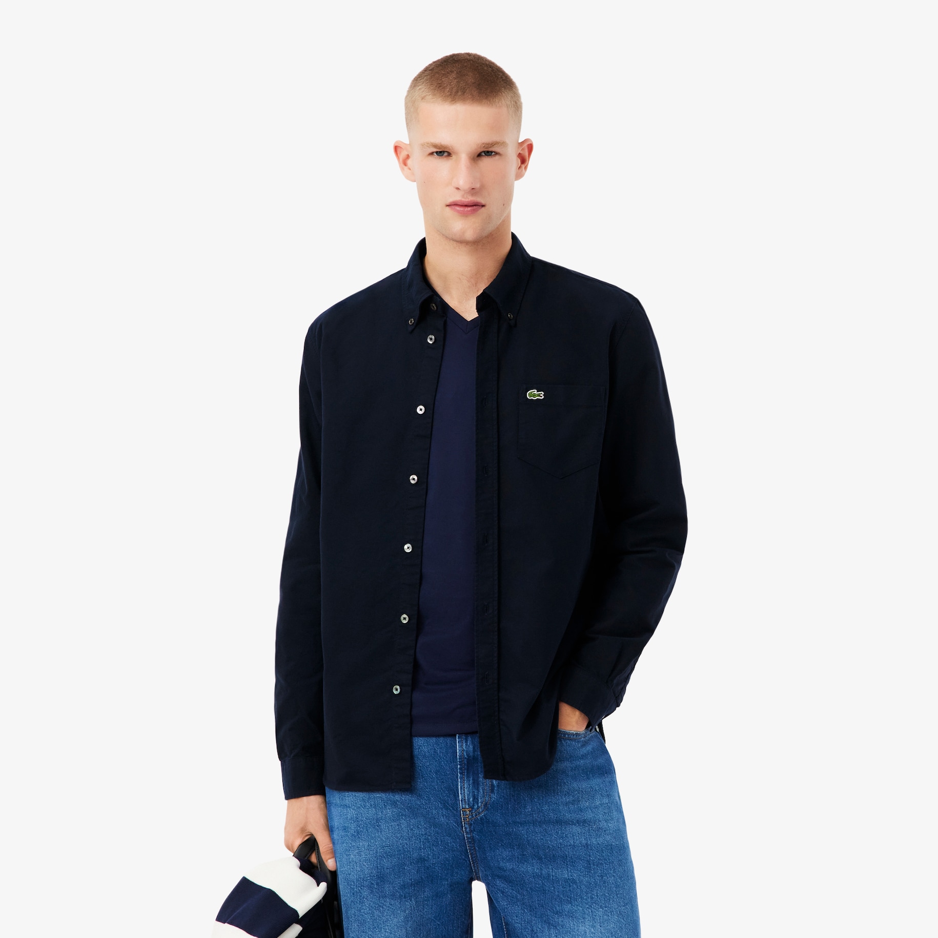 Regular Fit Short Sleeved Oxford Shirt image number 0