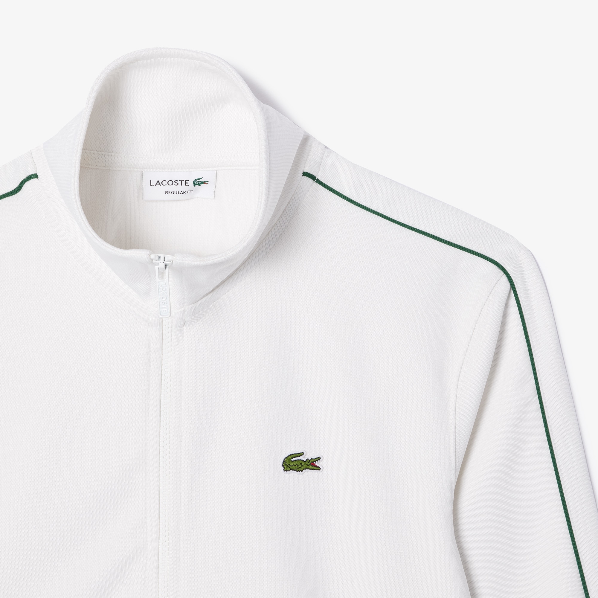 Beli Paris Piqué Zip Front Track Jacket Original Lacoste ID