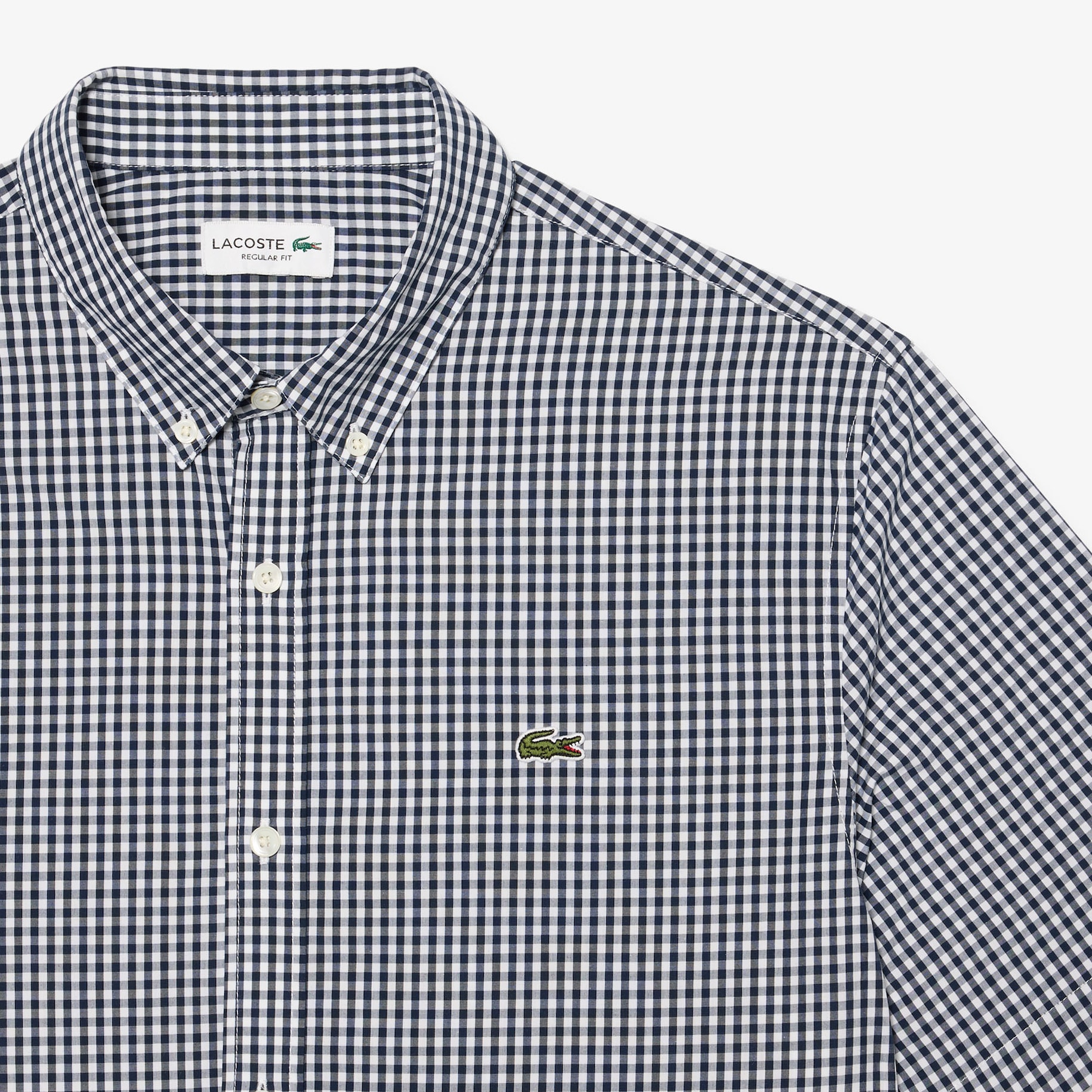 Kemeja Pria Regular Fit Plaid Lengan Pendek image number 4