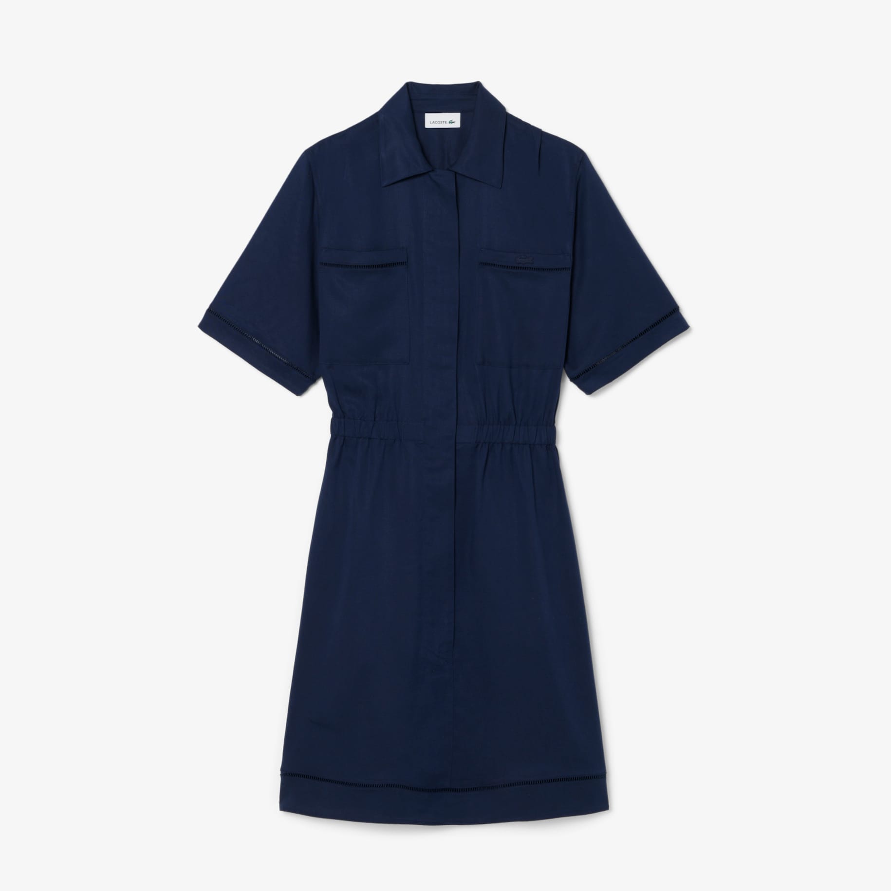 Dress Kemeja Fluid Linen Blend image number 3