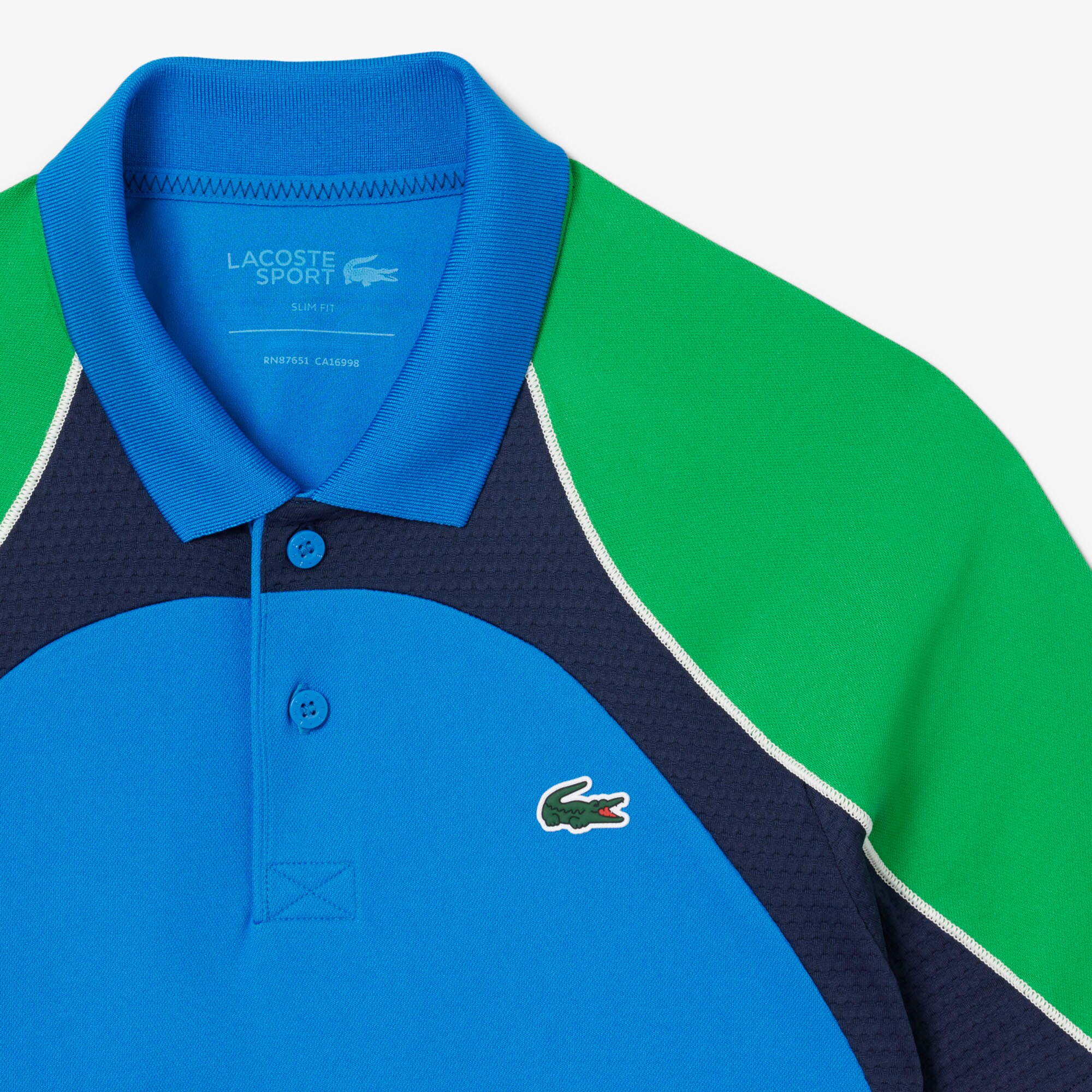 Kaos Polo Tenis Ultra Dry Colour-Block image number 3