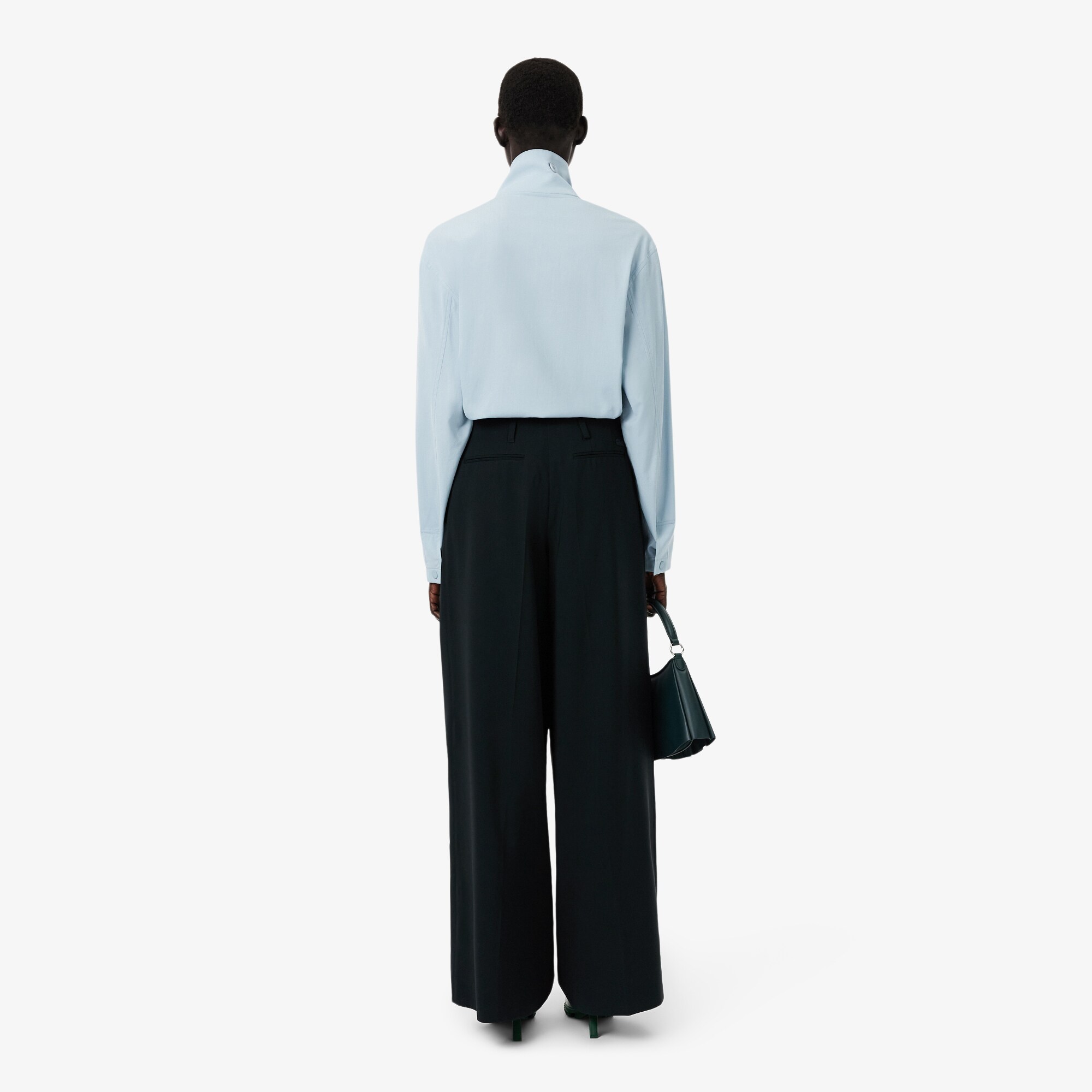 Celana Wide Fit Wol Campuran Runway image number 2
