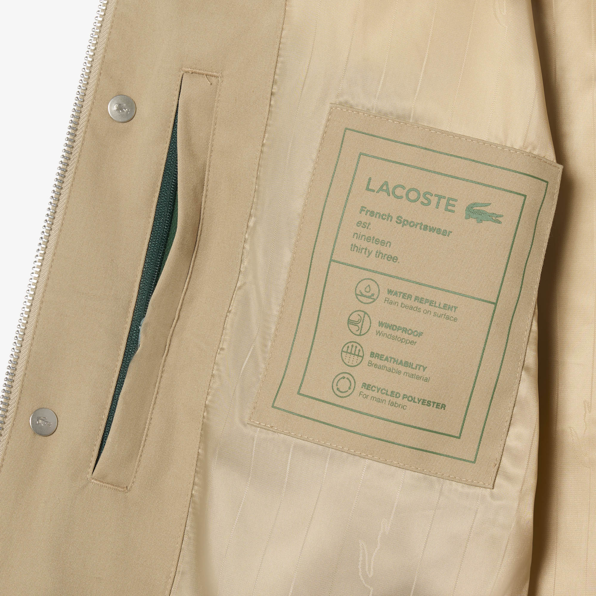 Jaket Harrington Twill Water-Repellent image number 7