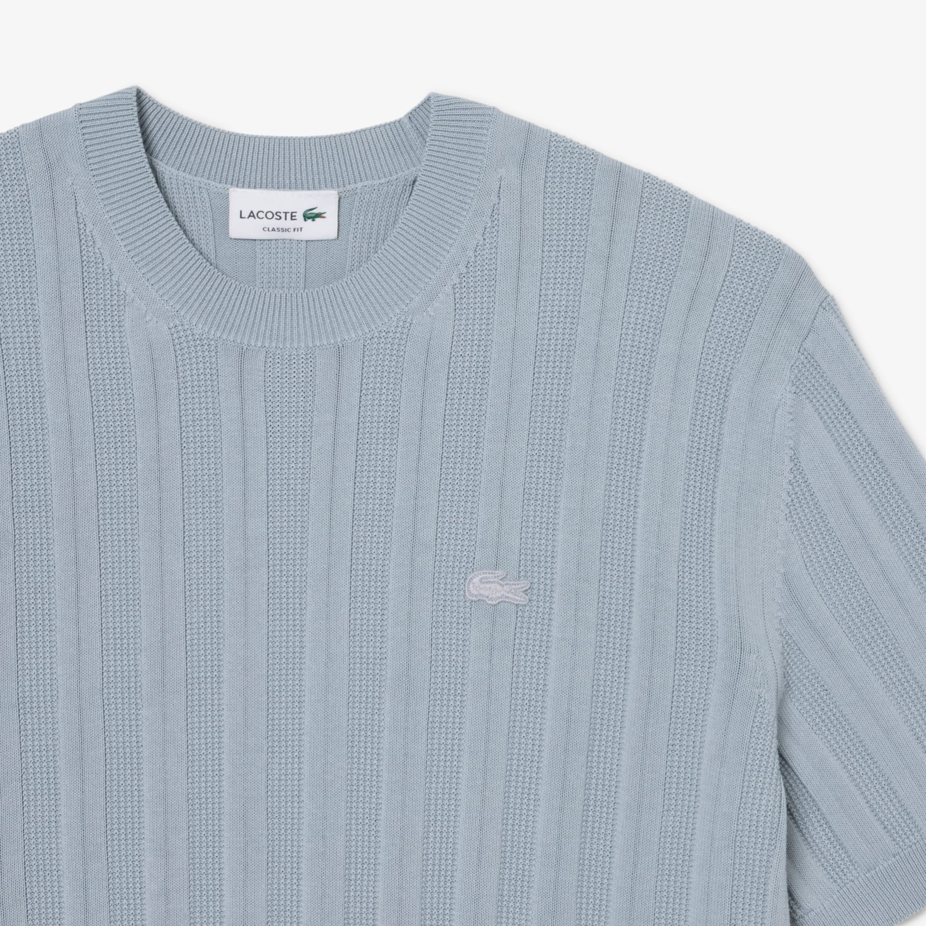 Fluid Ribbed Short Sleeved Sweater image number 4