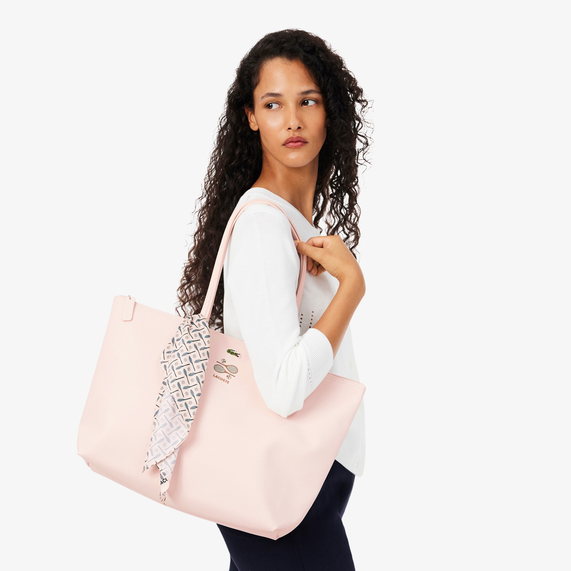 Tas Tote Lacoste L.12.12 Concept Petit Piqu&eacute; Besar image number 5