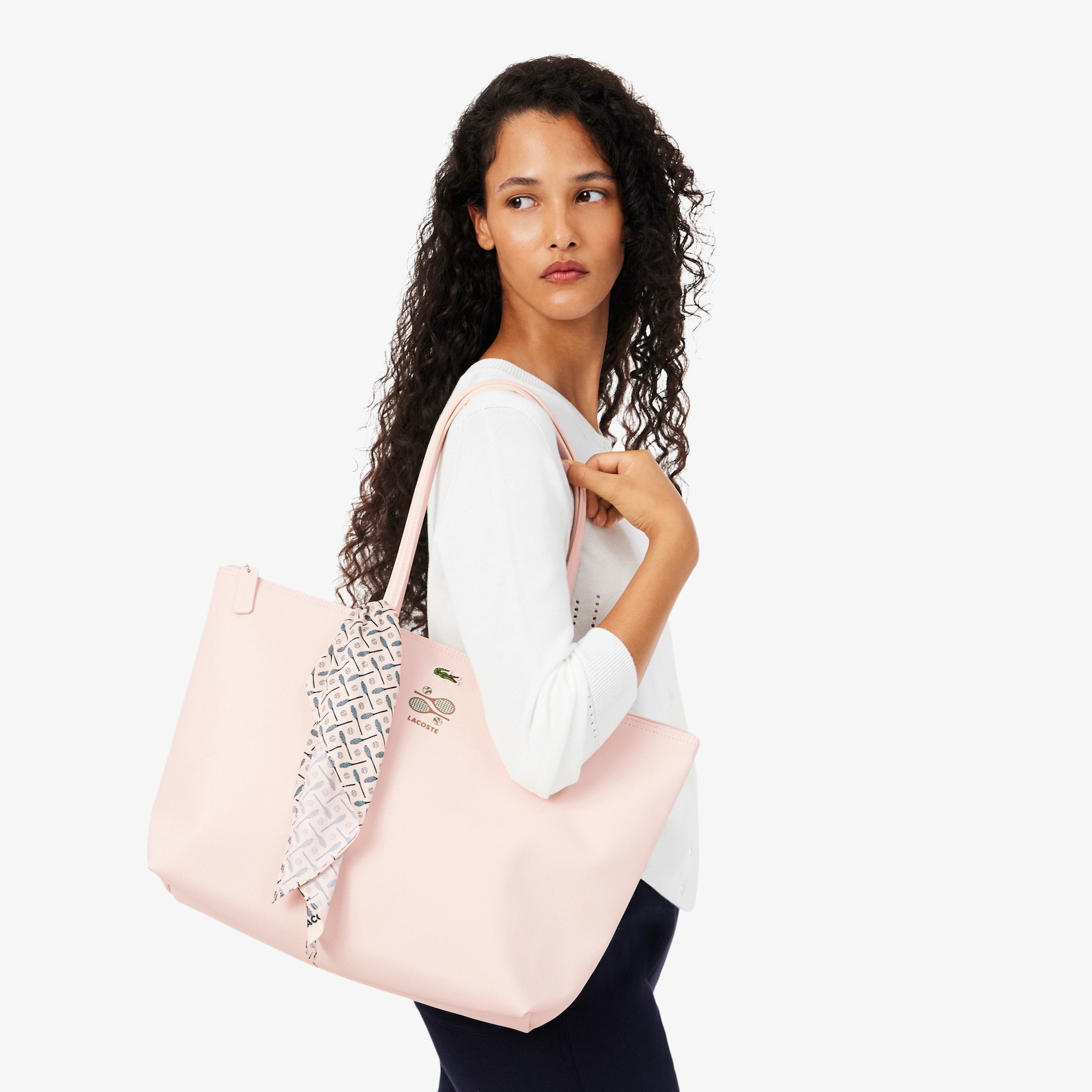 Tas Tote Lacoste L.12.12 Concept Petit Piqu&eacute; Besar image number 5