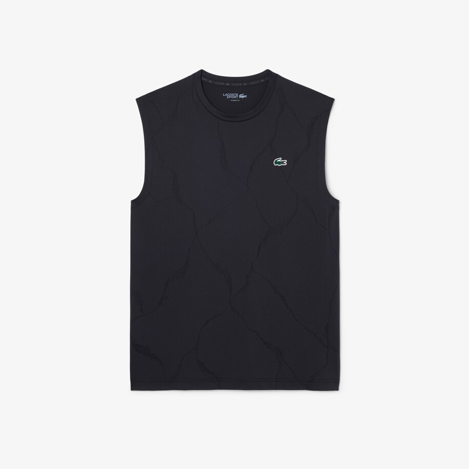 Kaos Tank Top Tenis Crocodile Jacquard Ultra Dry image number 3