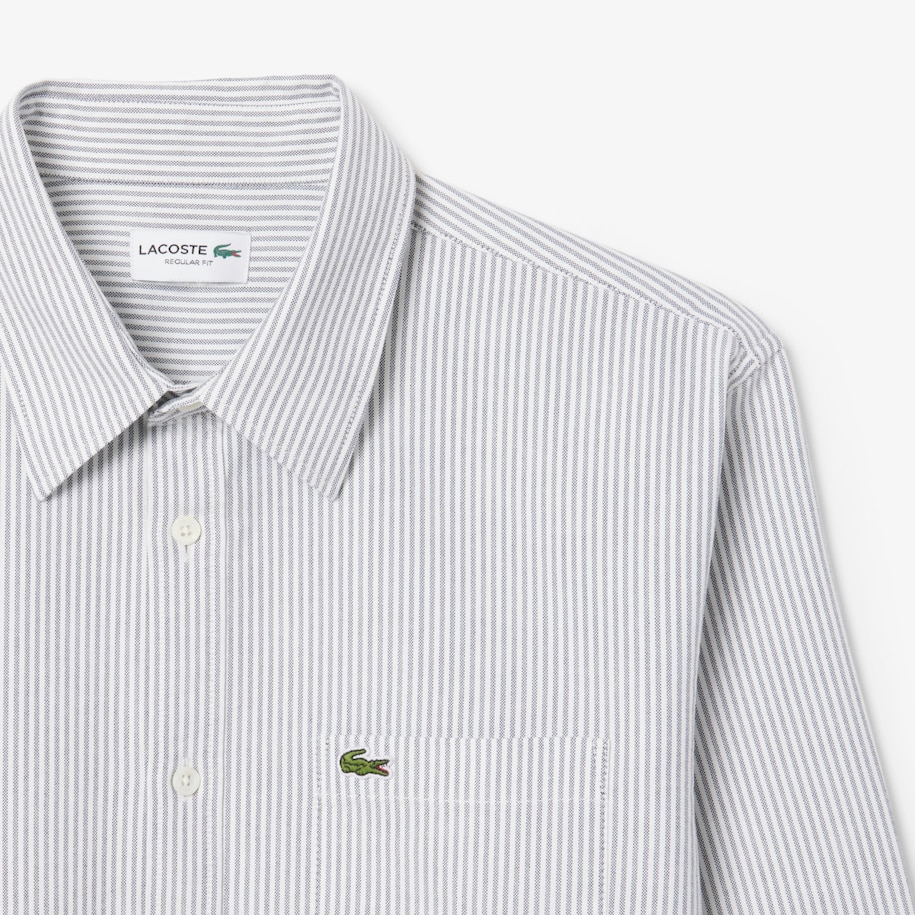 Regular Fit Striped Oxford Shirt image number 4