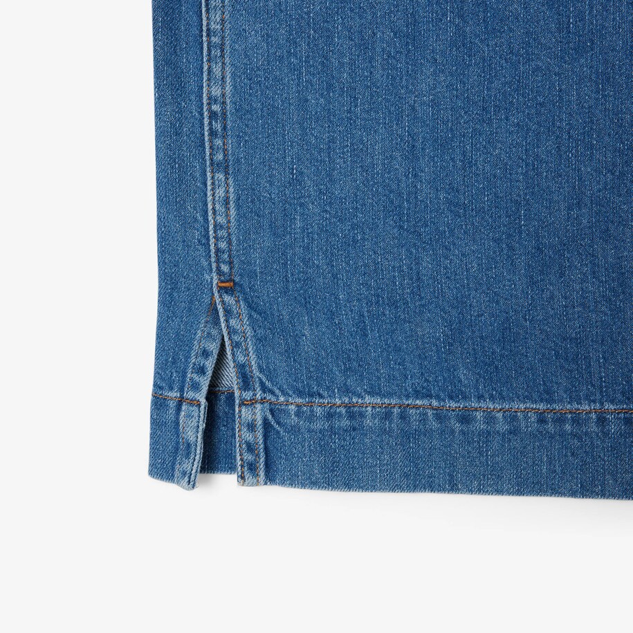Kaos Polo Denim Oversized Lightweight image number 5