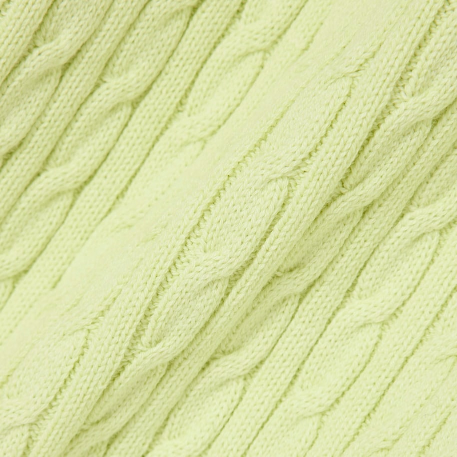Sweater Cable Knit Lengan Pendek image number 5