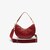 Maheki Embossed Leather Half Moon Purse image number 3