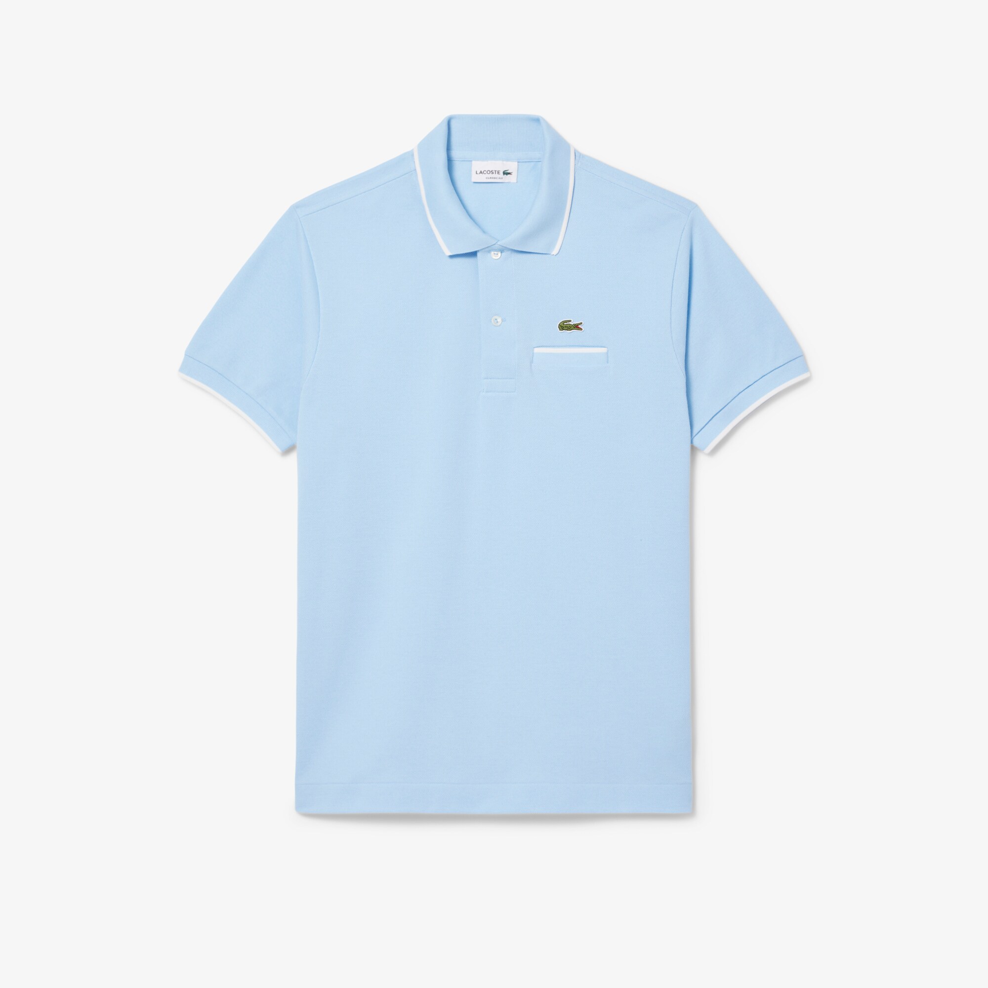 Kaos Polo L.12.12 Classic Fit Aksen Saku image number 3