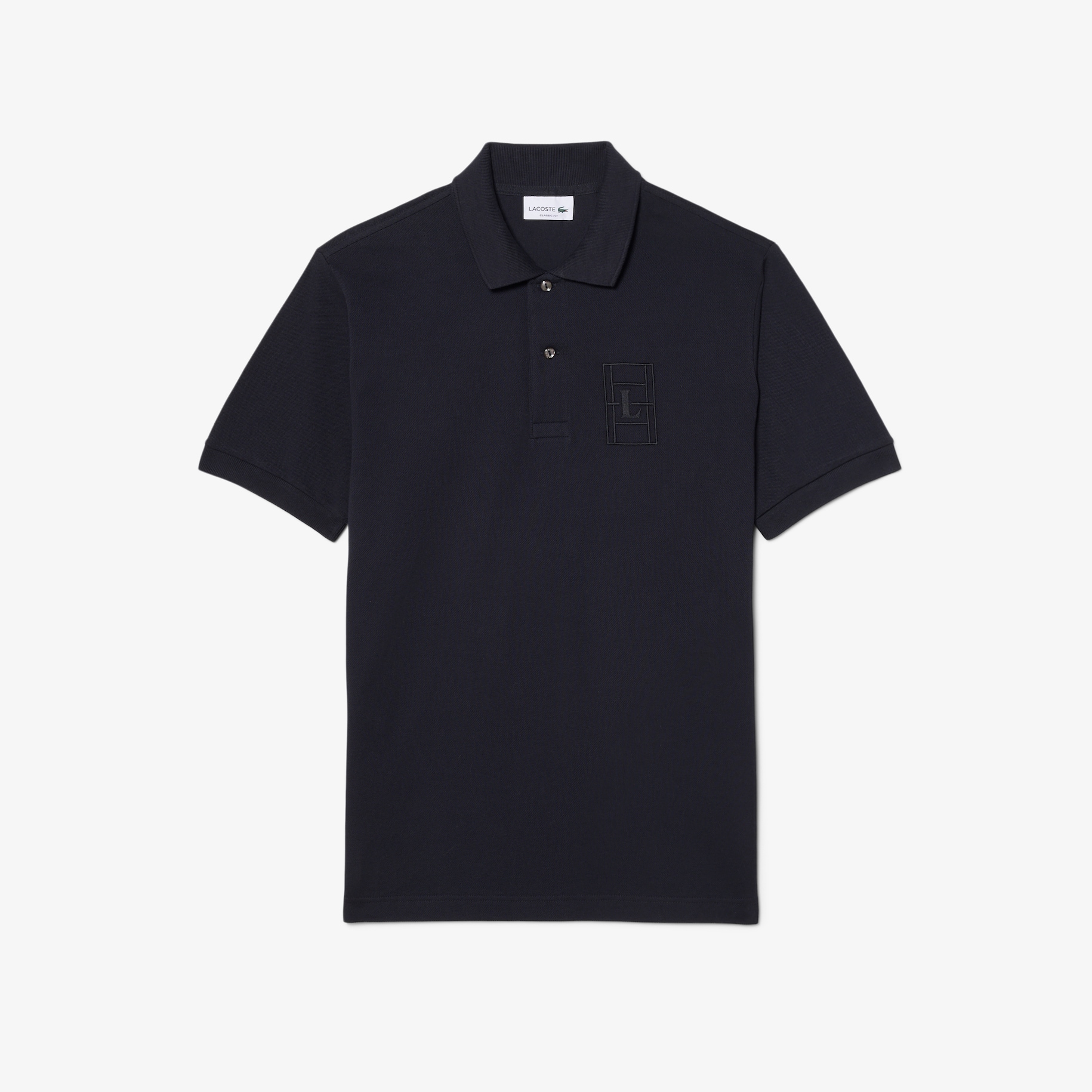 Kaos Polo Embroidery Detail  Petit Piqu&eacute; Classic Fit image number 3