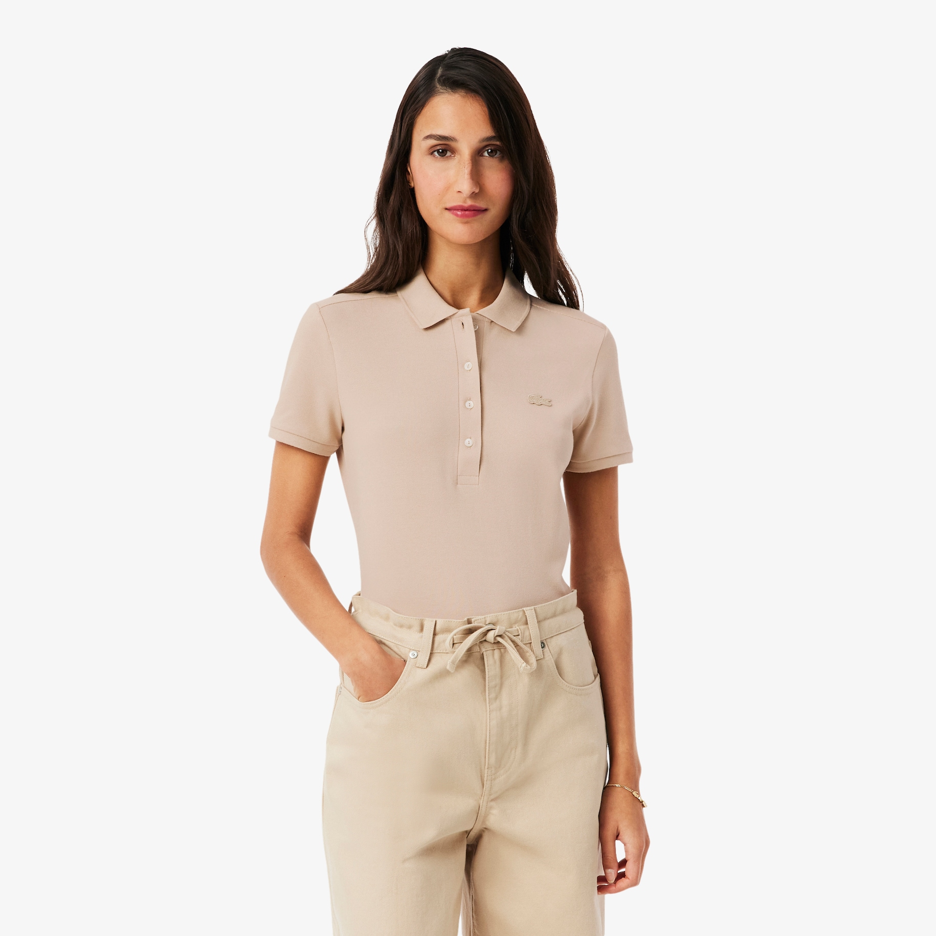 L.12.D Slim Fit Stretch Petit Piqu&eacute; Polo Shirt image number 0