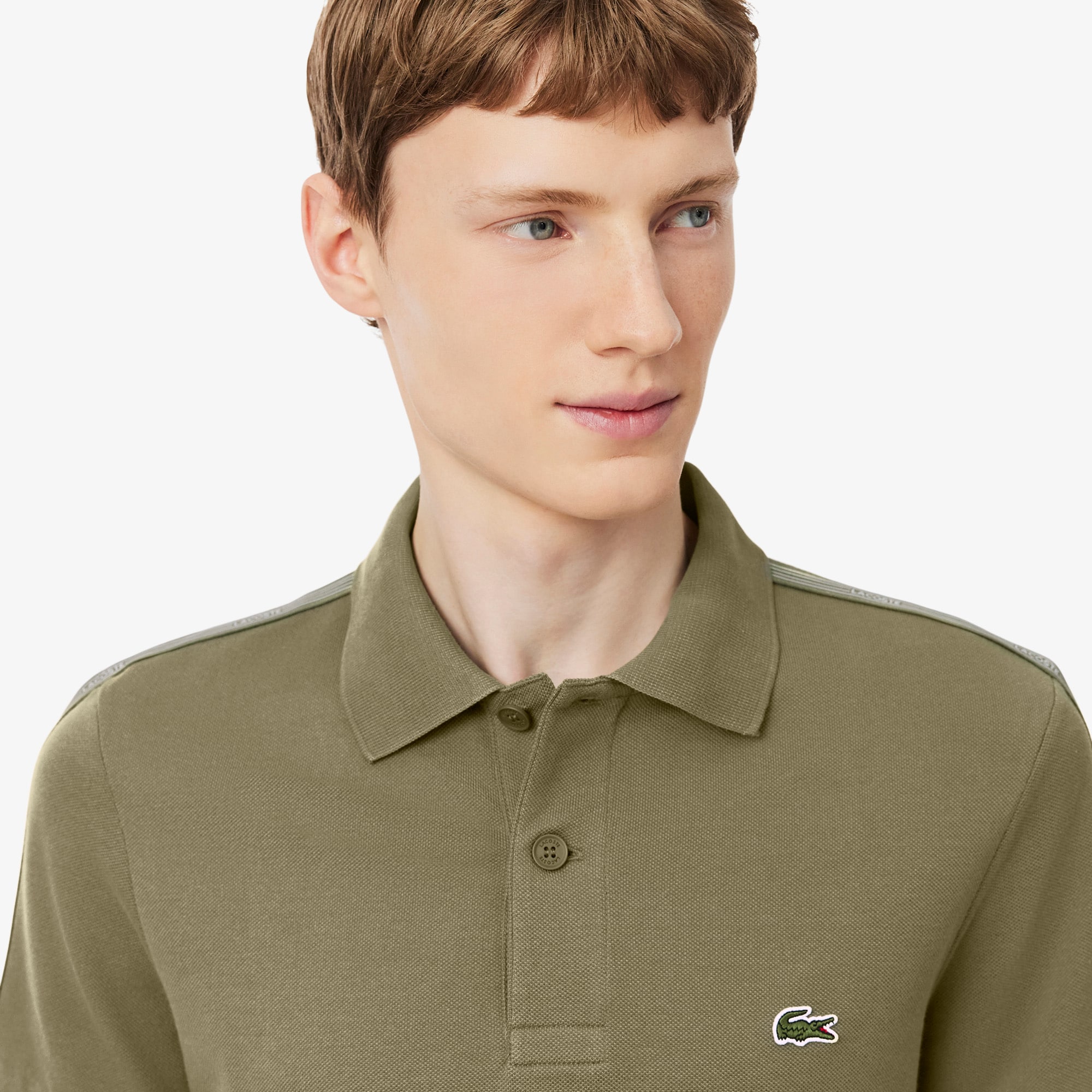 Kaos Polo Pria Logo Stripe Regular Fit image number 1