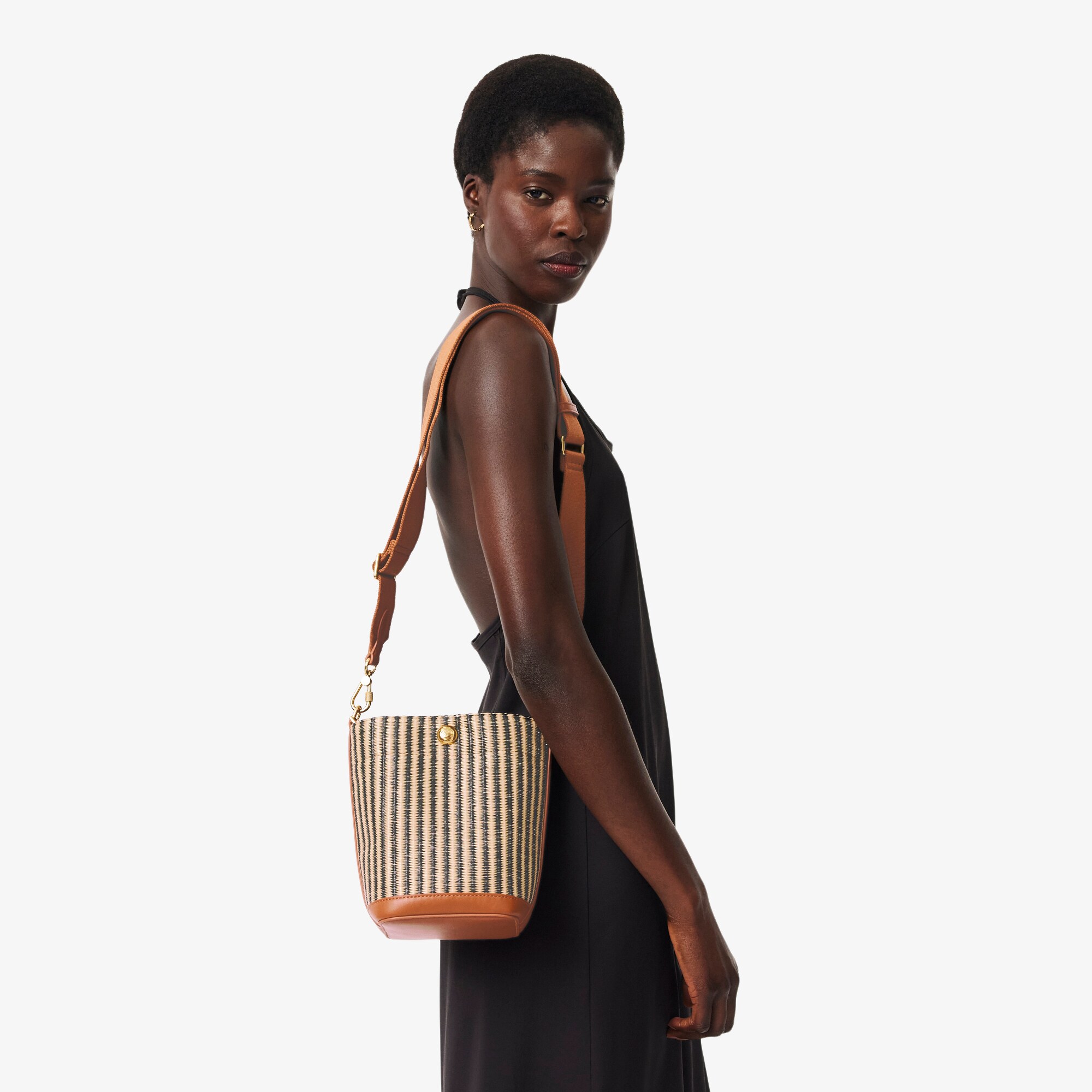 Tas Bucket Summer Pack Raffia Kecil image number 5